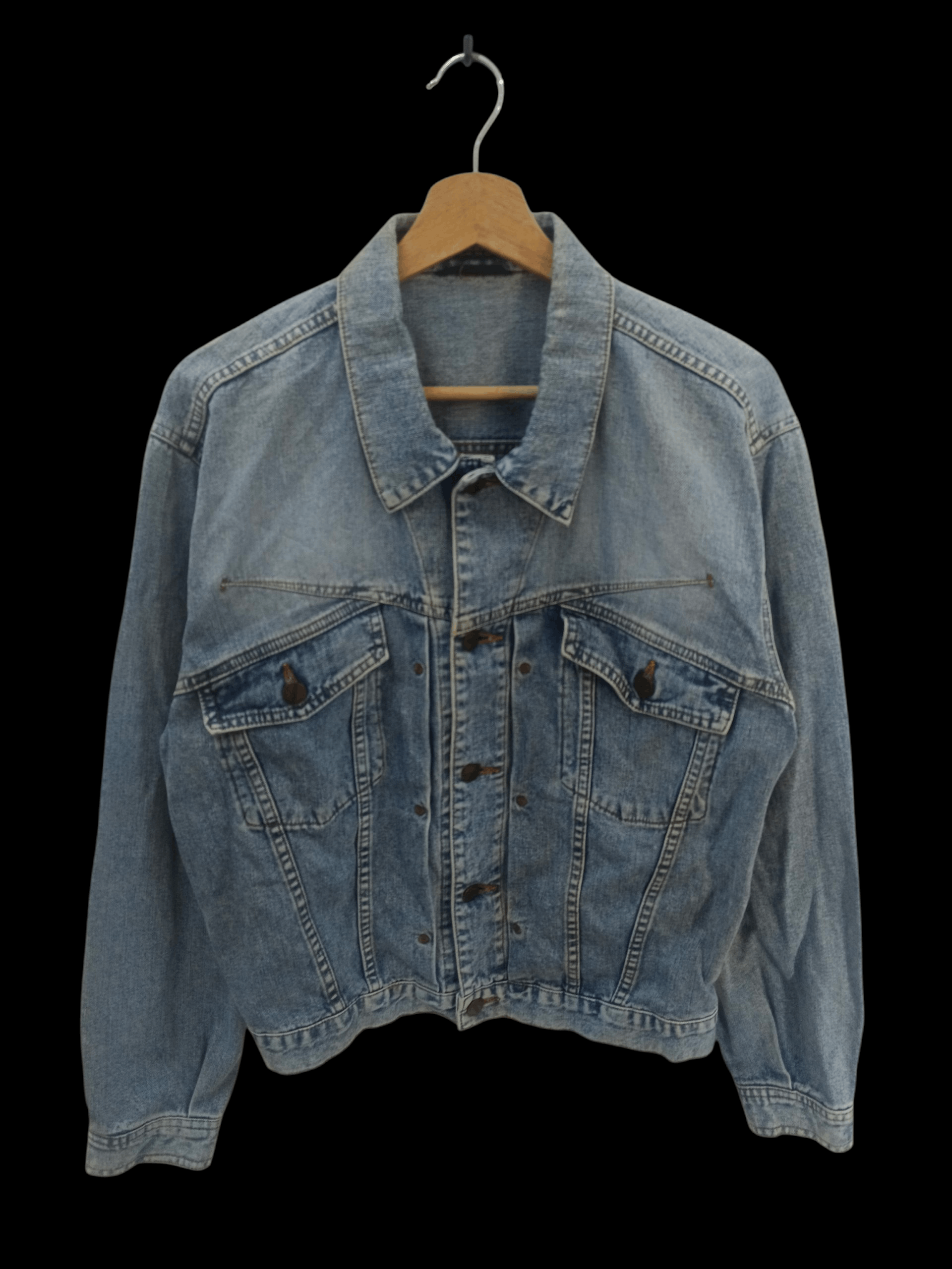 Marithe + Francois Girbaud Vintage Marithe Francois Girbaud Denim Trucker Jacket - Size US M / EU 48-50 / 2 - 1 Thumbnail