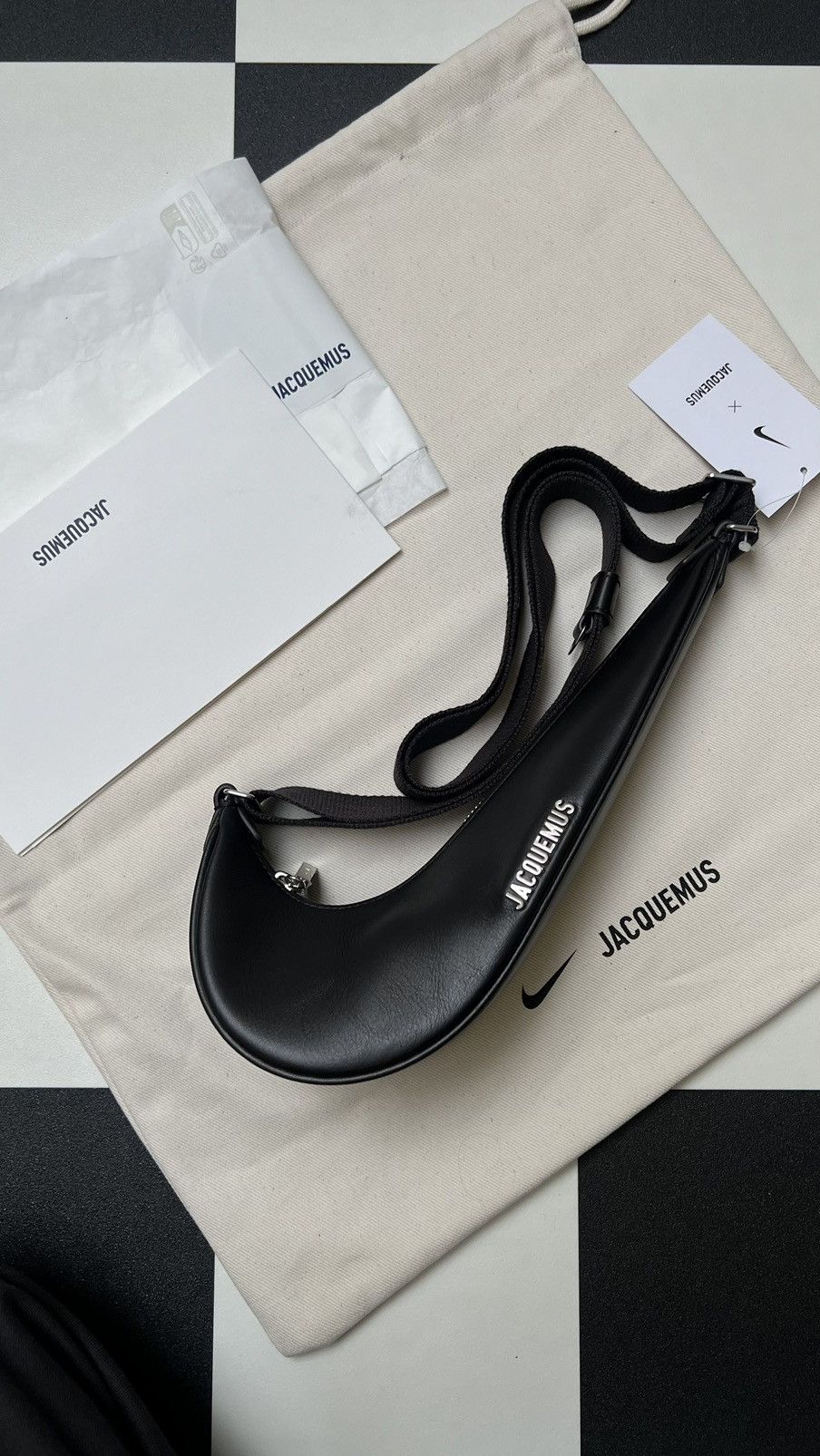 Jacquemus × Nike Nike x Jacquemus swoosh bag | Grailed