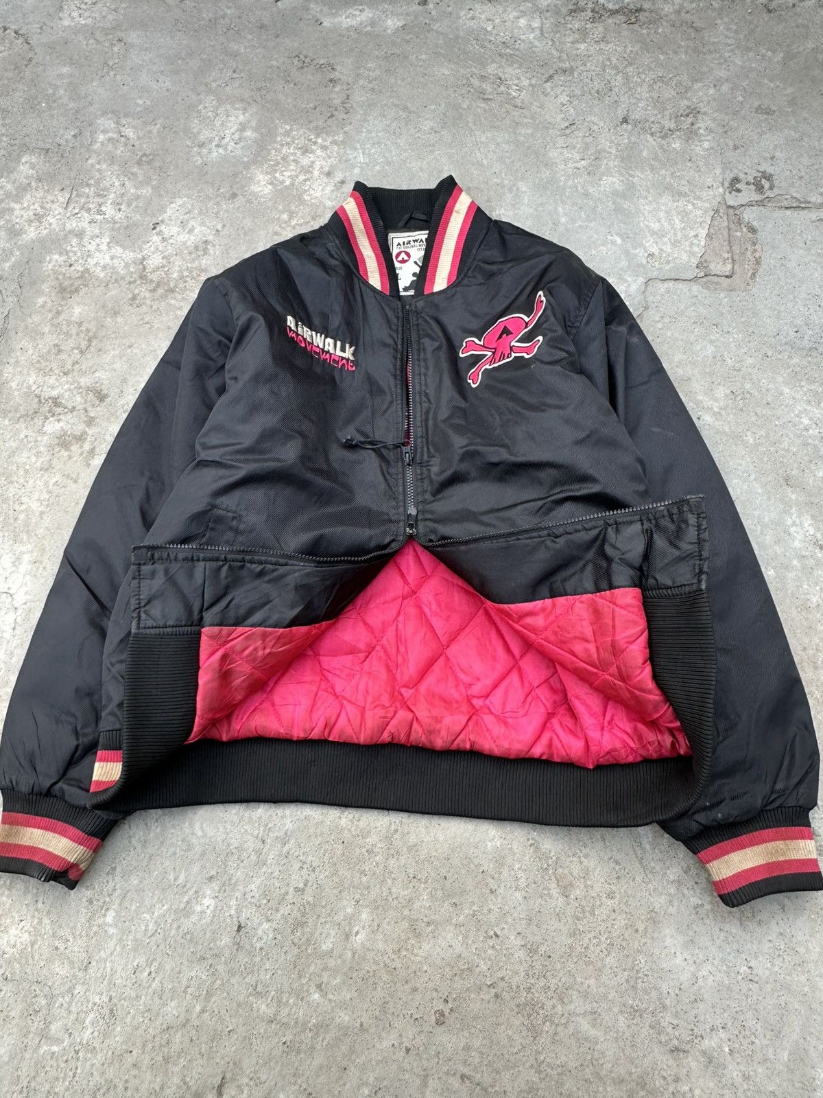 Airwalk VintageY2k Airwalk Bomber Jacket Skatewear Size US XL / EU 56 / 4 - 2 Thumbnail
