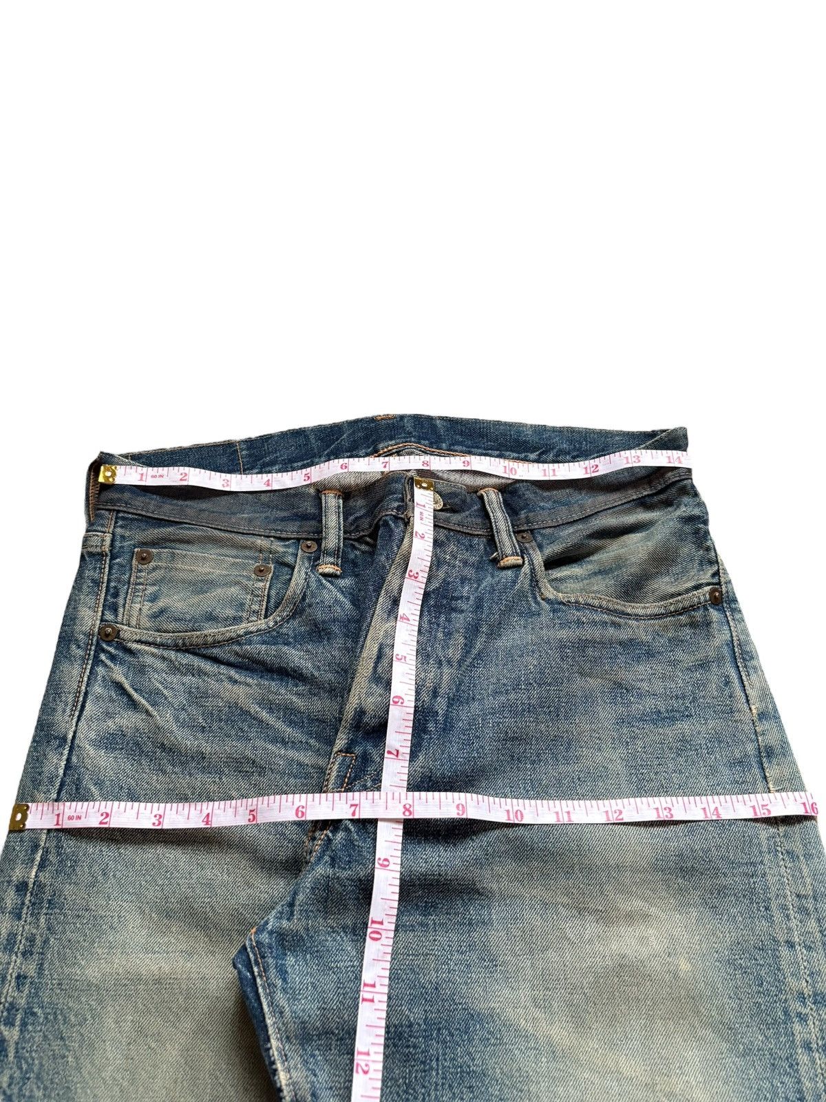 Warehouse & Co. Vintage Japanese Warehouse & Co Selvedge Mud Wash Jeans Size US 29 - 13 Thumbnail