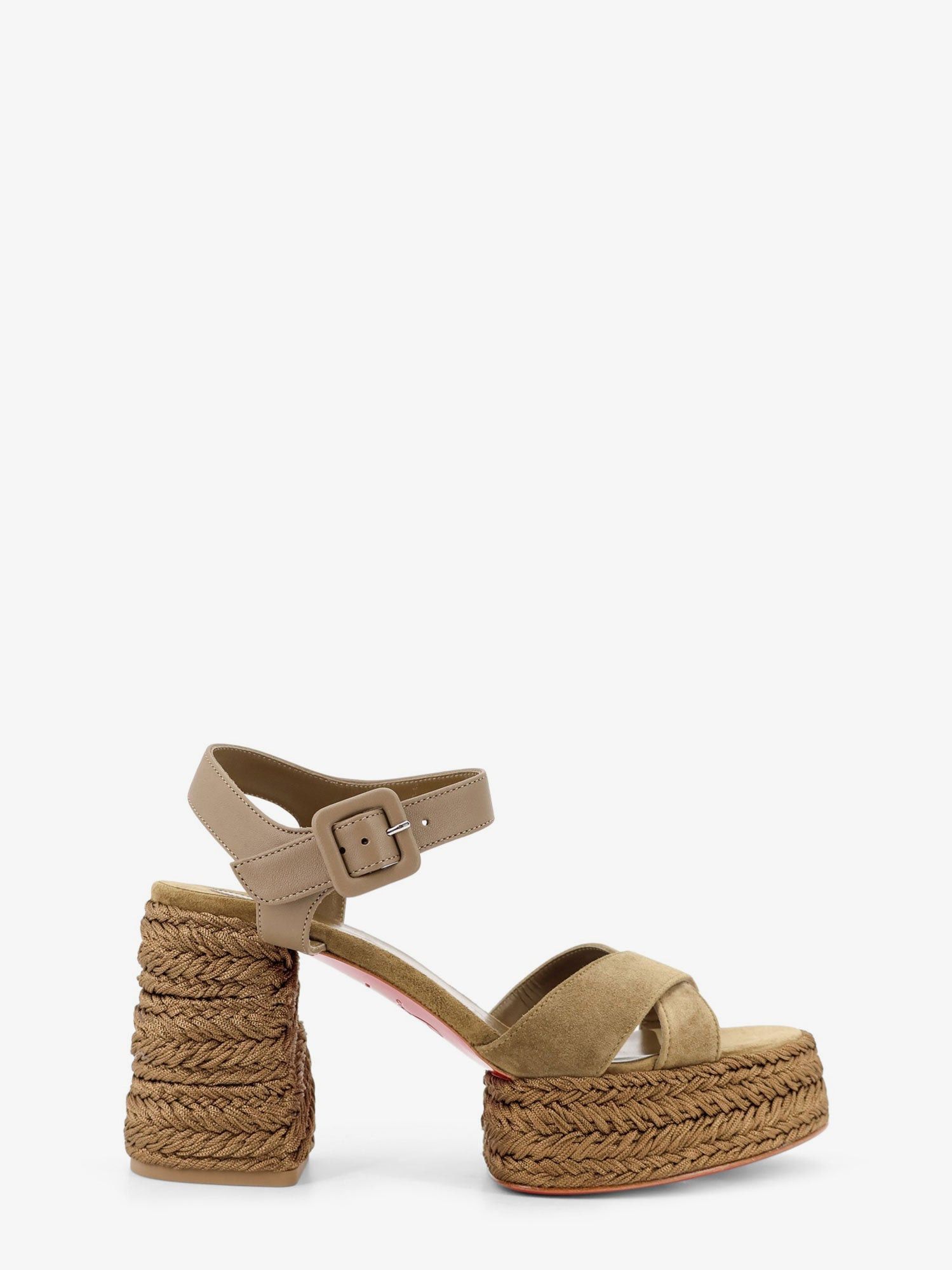 Christian Louboutin Calakala 85 Leather Sandals Size US 11 / IT 41 - 1 Thumbnail