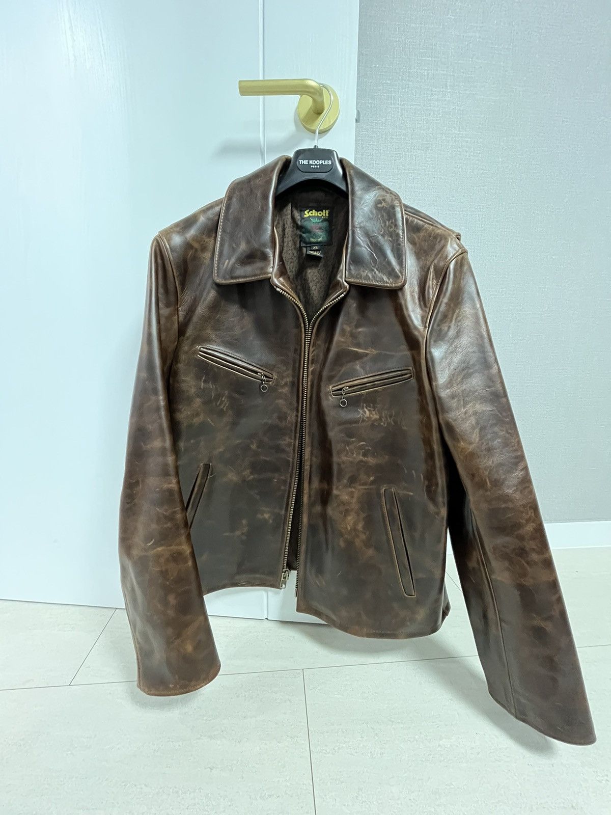 Schott Schott 673 Cowhide Retro Moto Jacket Grailed