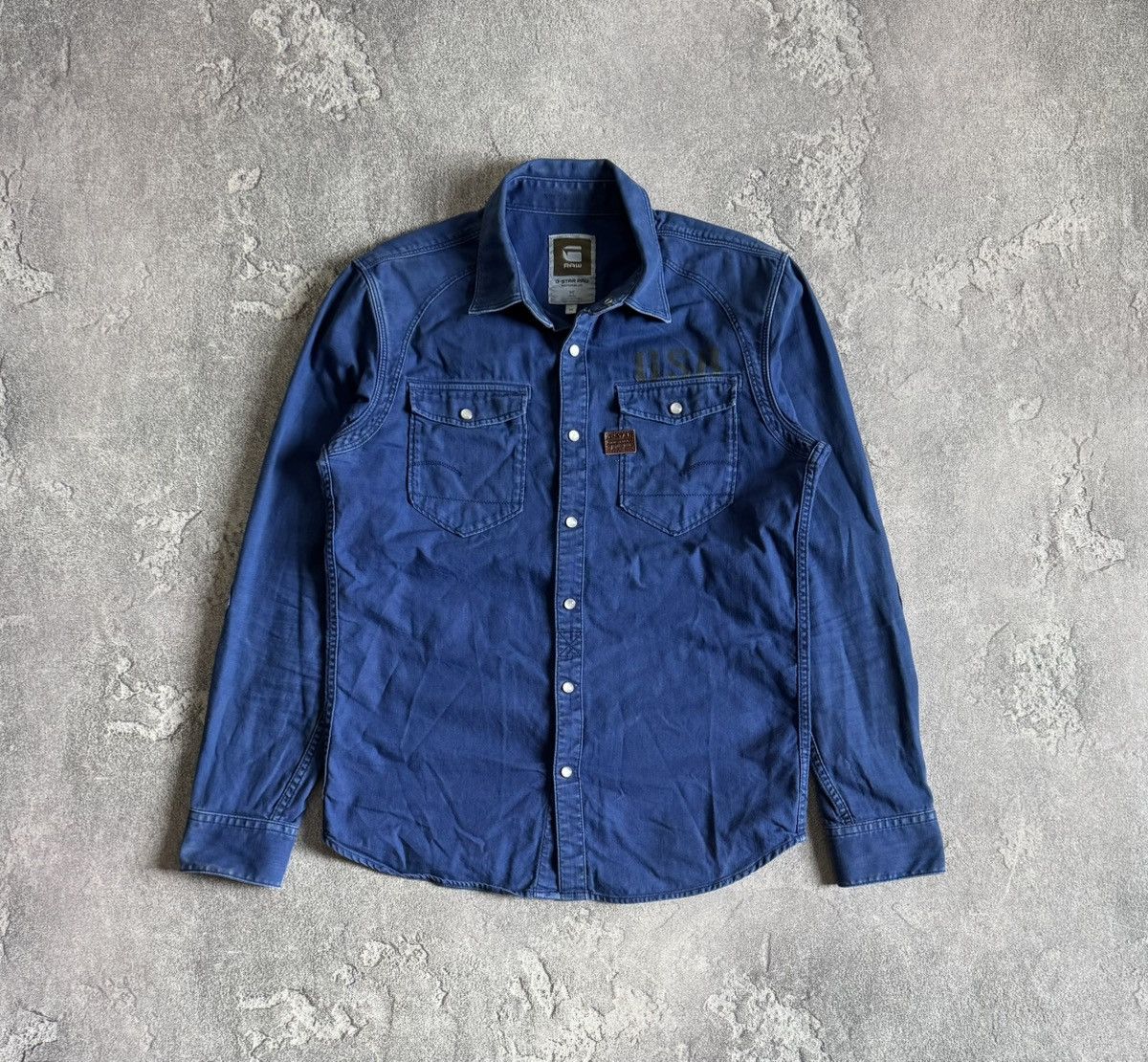 G-Star G star raw M AERO Arizona shirt button up denim overshirt Size US M / EU 48-50 / 2 - 8 Thumbnail