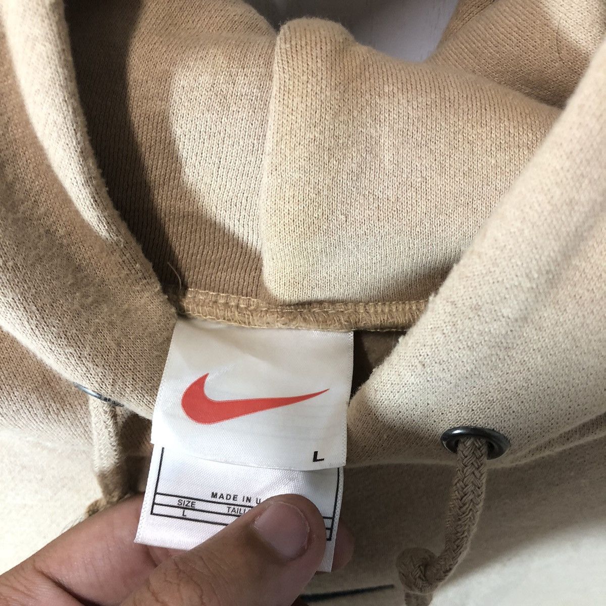 Nike VINTAGE NIKE HOODIE CENTER SWOOSH 90S Size US XL / EU 56 / 4 - 3 Thumbnail