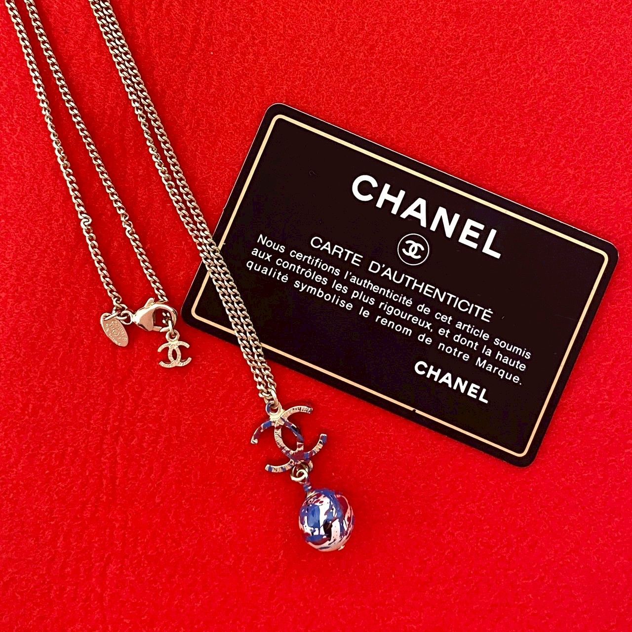 Chanel Chanel Chanel Coco Mark Necklace Metal Necklace A13B DUTY FREE for USA Size ONE SIZE - 1 Thumbnail