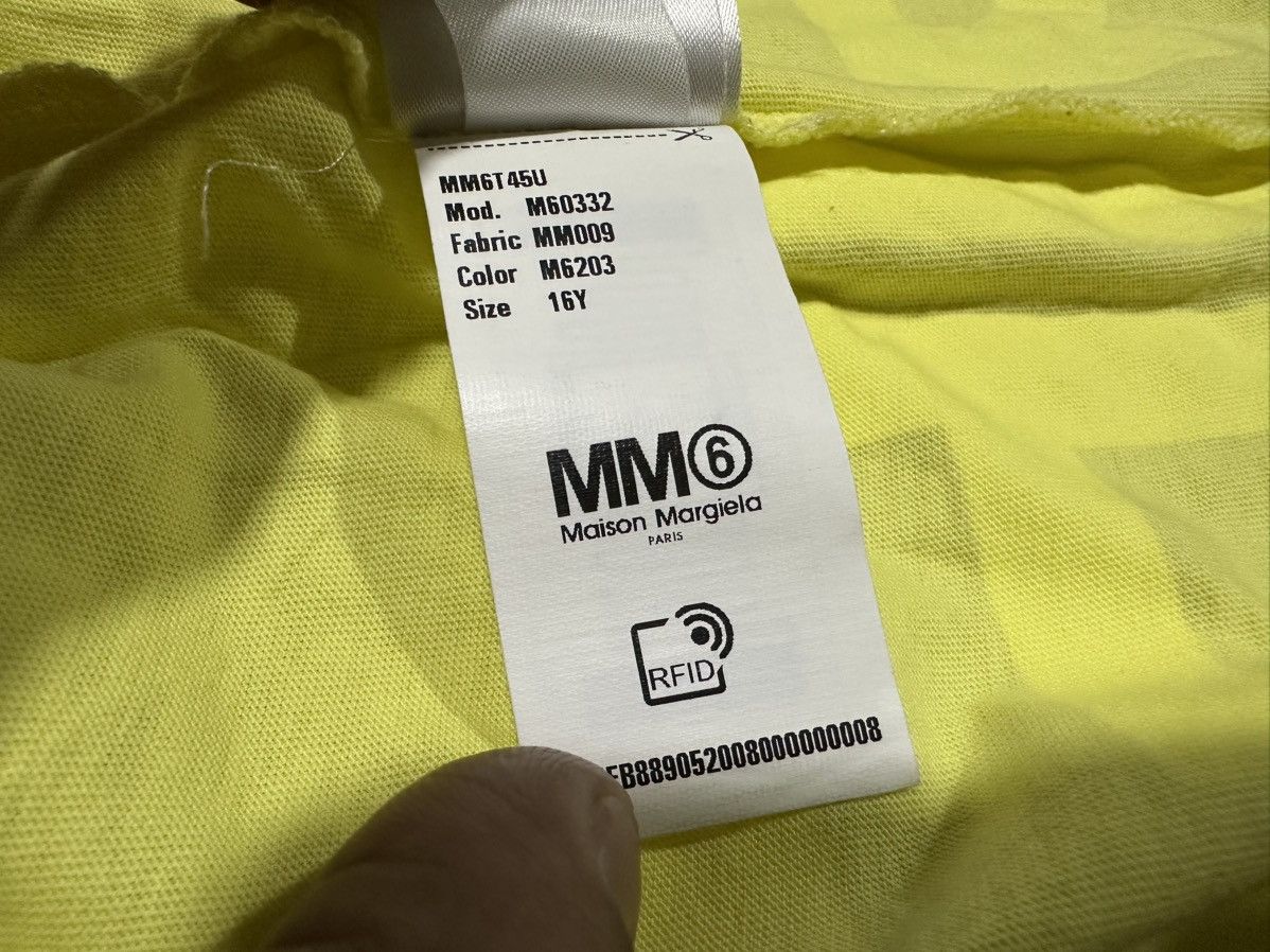 MM6 🔥Maison Margiela MM6 Side Logo Printed Youth Tee Oversized Size US XL / EU 56 / 4 - 13 Thumbnail