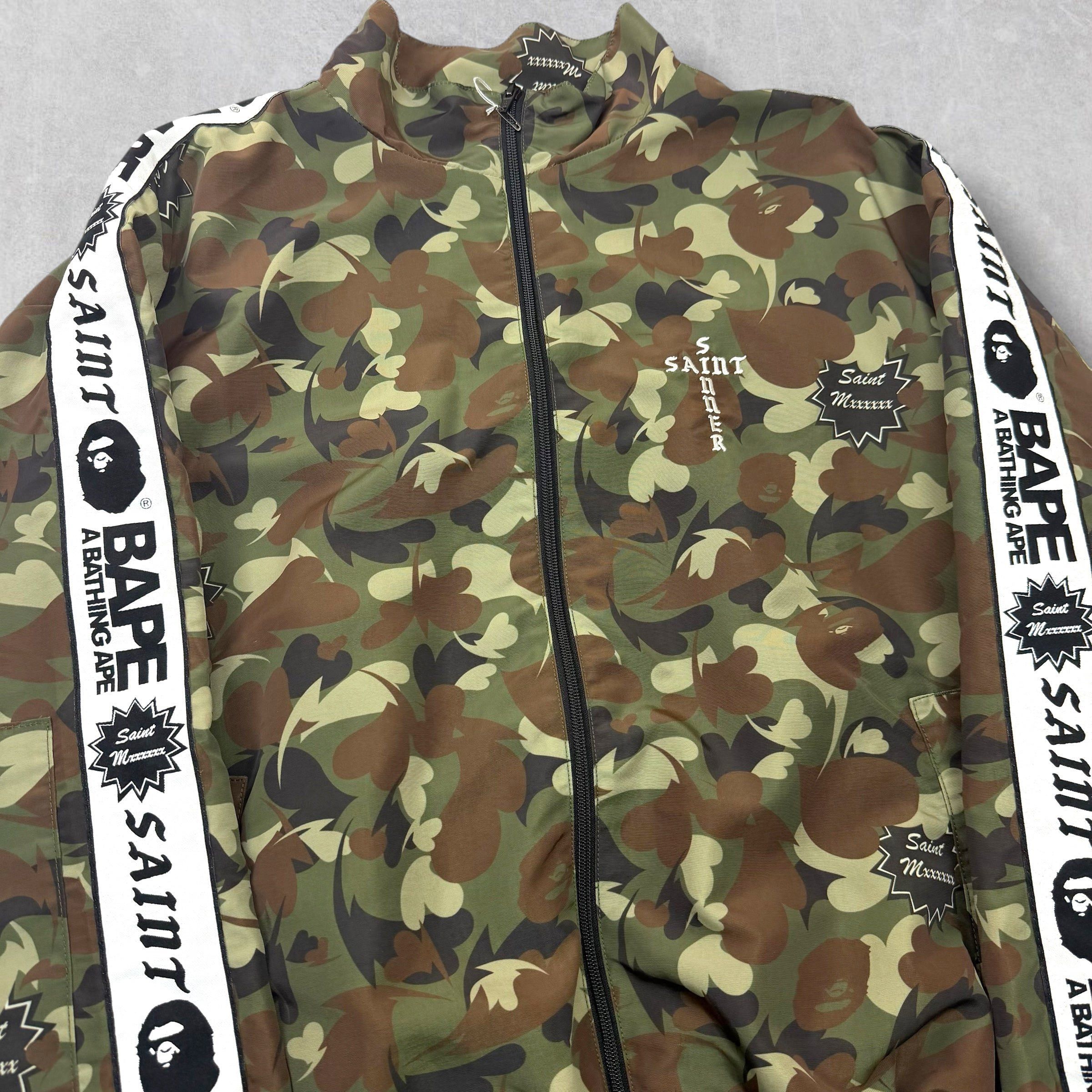 Saint Michael Saint Michael x Bape Camo Track Jacket M Size US M / EU 48-50 / 2 - 3 Thumbnail