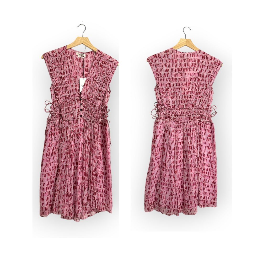 Isabel Marant Etoile Isabel Marant Etolie Segun Tie Dye Mini Dress In Red, Size Size XS / US 0-2 / IT 36-38 - 12 Thumbnail