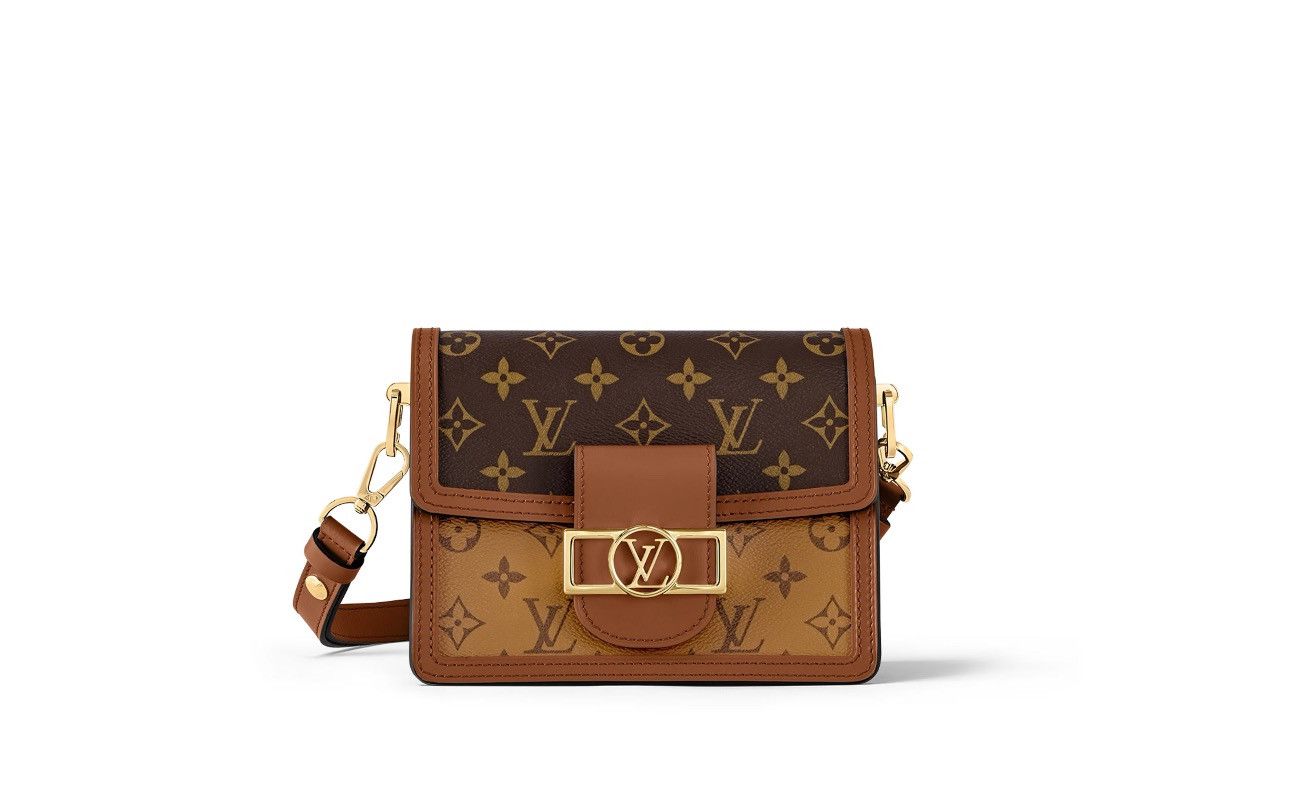 Louis Vuitton Mini Dauphine Rose autres Toiles