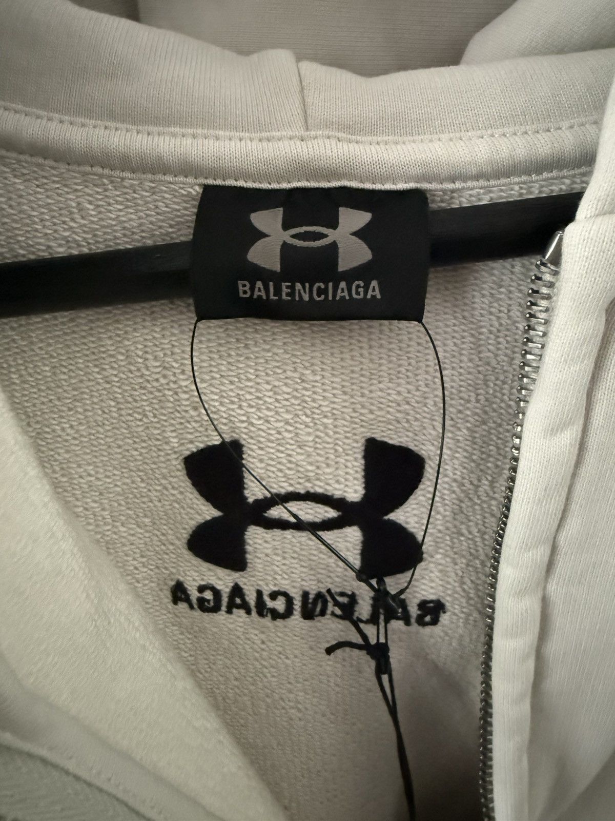 Balenciaga x Under Armour Zip-Up Hoodie