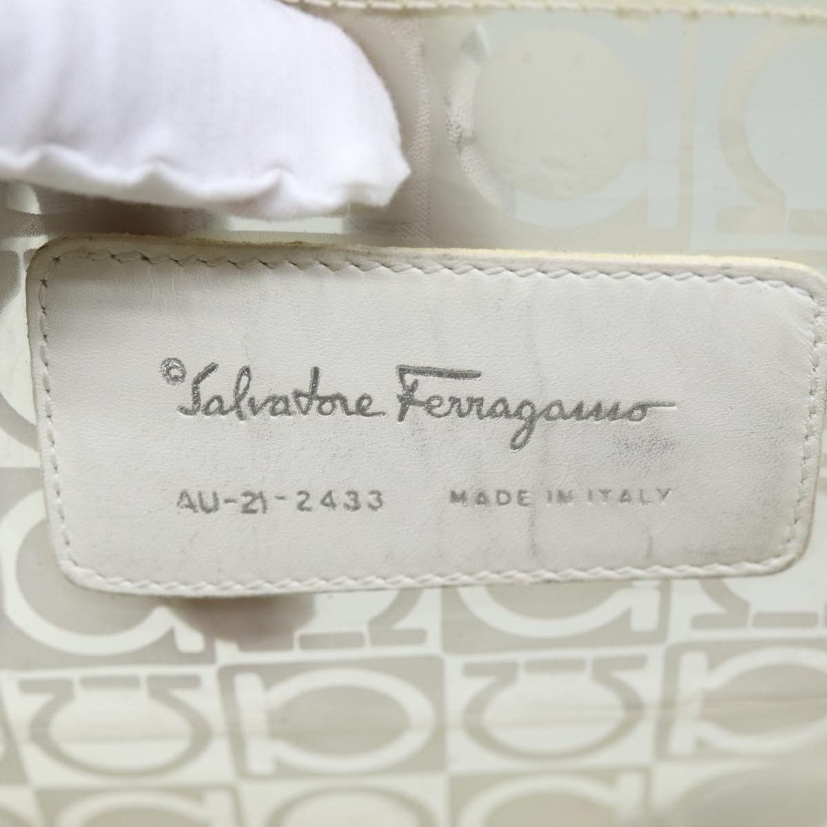 Salvatore Ferragamo Salvatore Ferragamo Tote Bag Vinyl Clear Size ONE SIZE - 12 Thumbnail