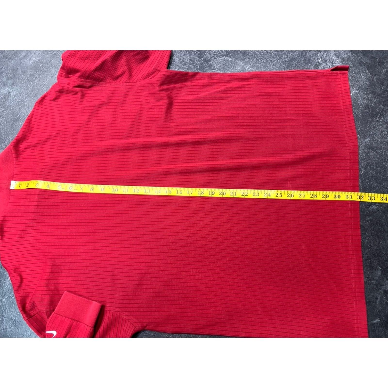 Nike Nike Golf Dri-FIT Ribbed Mock Neck Long Sleeve Shirt Men’s 2XL Burgundy Red Size US XXL / EU 58 / 5 - 7 Thumbnail