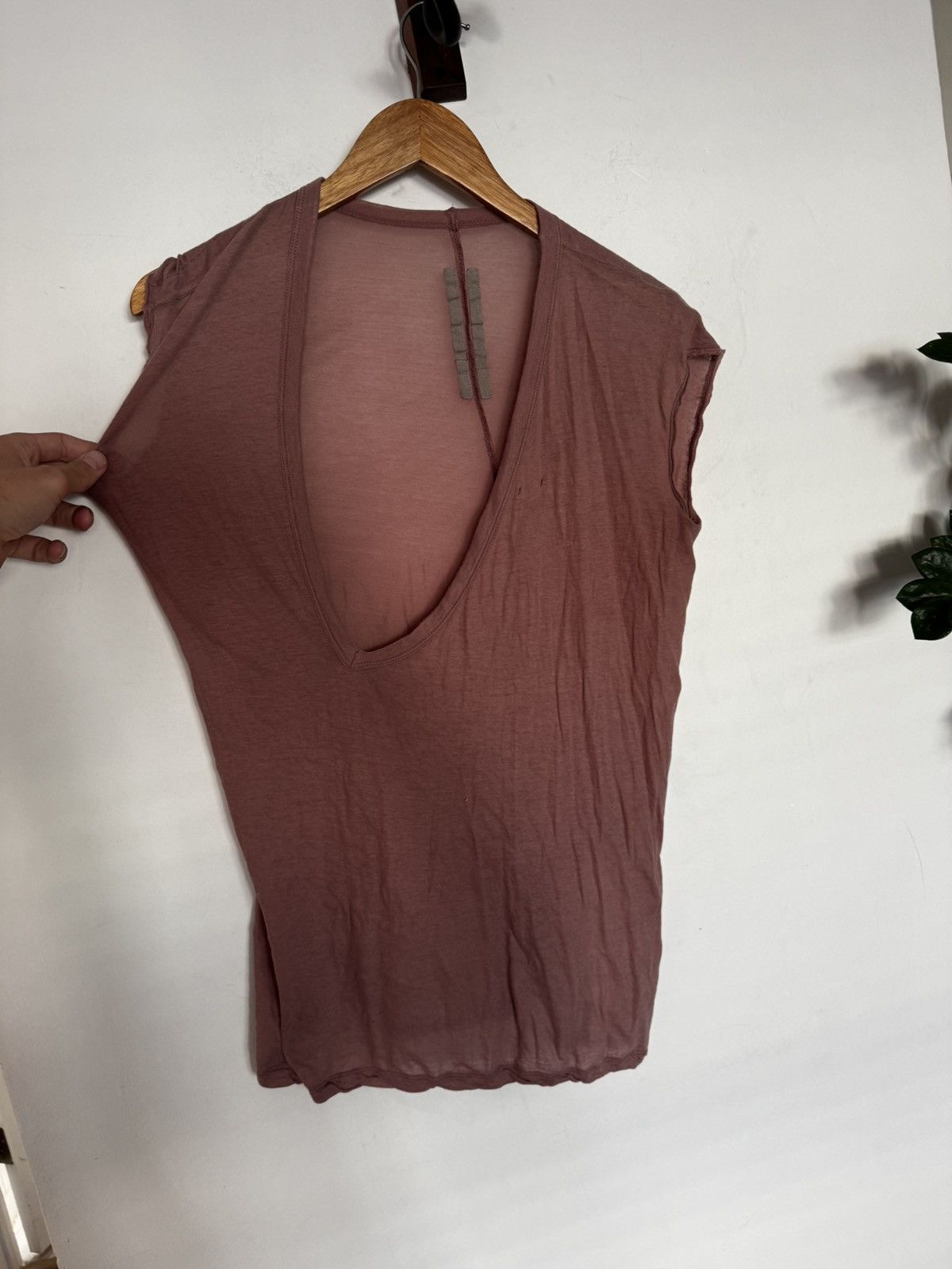 Rick Owens Dusty Pink dylan tank Size US M / EU 48-50 / 2 - 1 Thumbnail