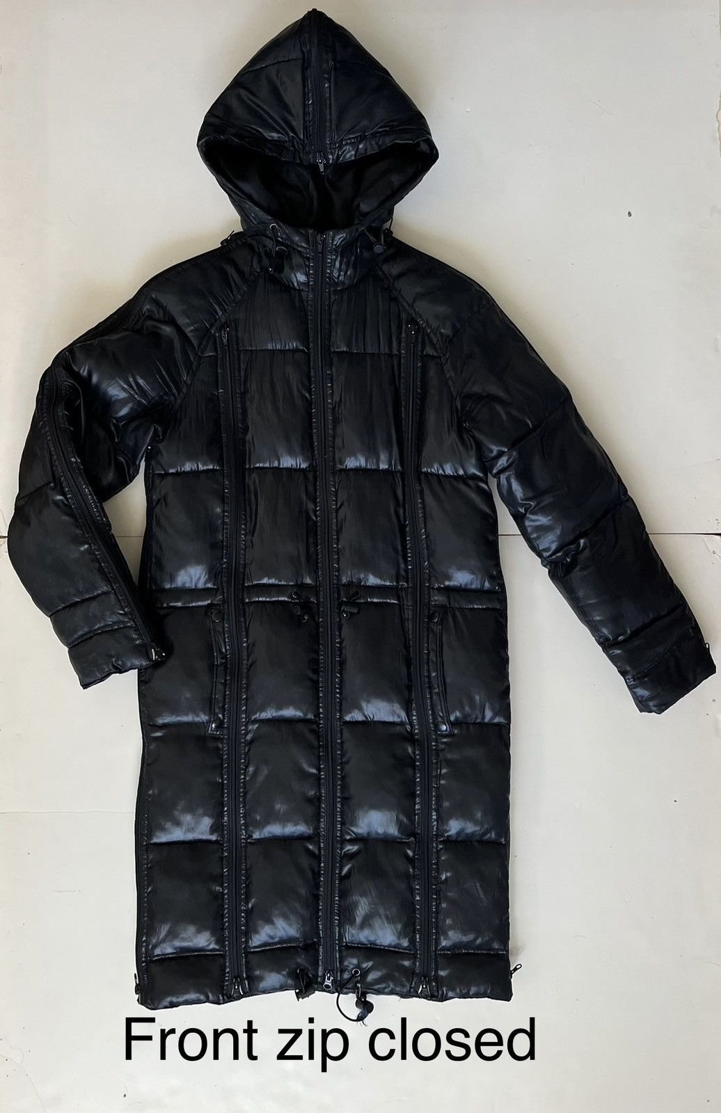 Topman Topman, Quilt Insulated Nylon Zipper Coat, US Men Small Size US S / EU 44-46 / 1 - 3 Thumbnail