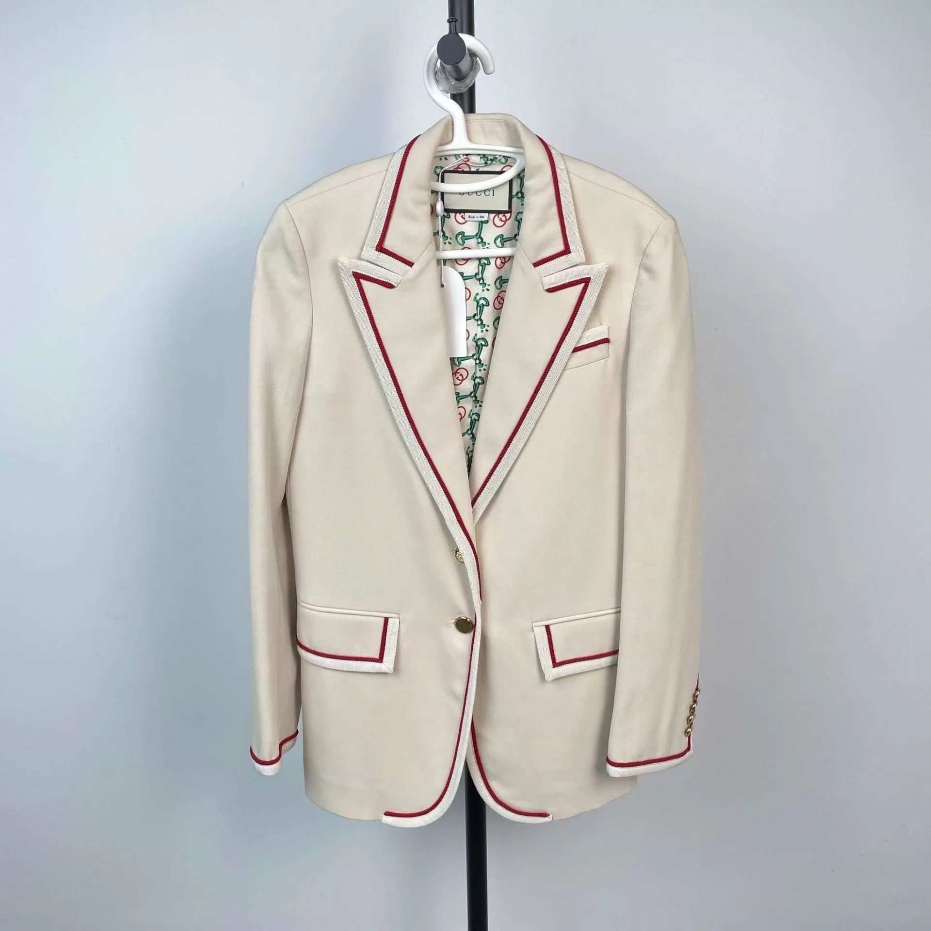 Gucci Gucci white blazer 40 Size S / US 4 / IT 40 - 1 Thumbnail