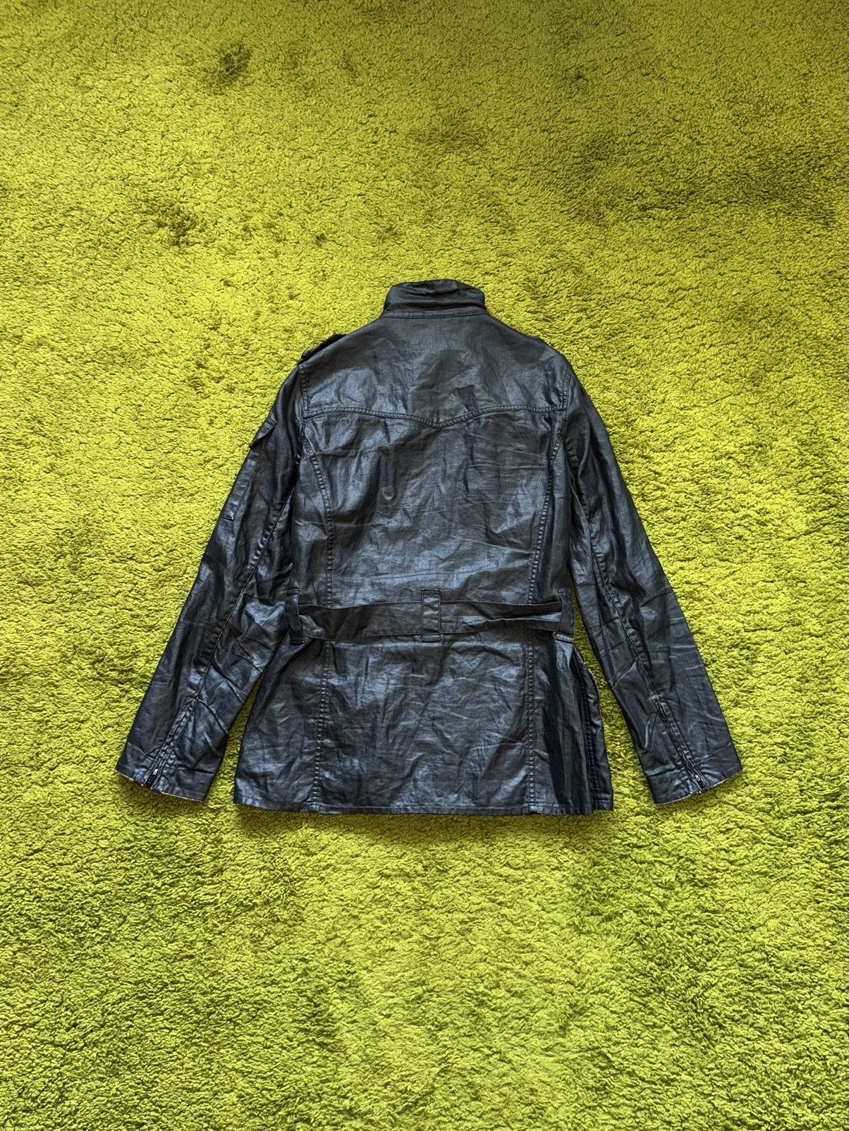 Barbour Barbour International duralinen waxed belted jacket Size XL / US 12-14 / IT 48-50 - 3 Thumbnail