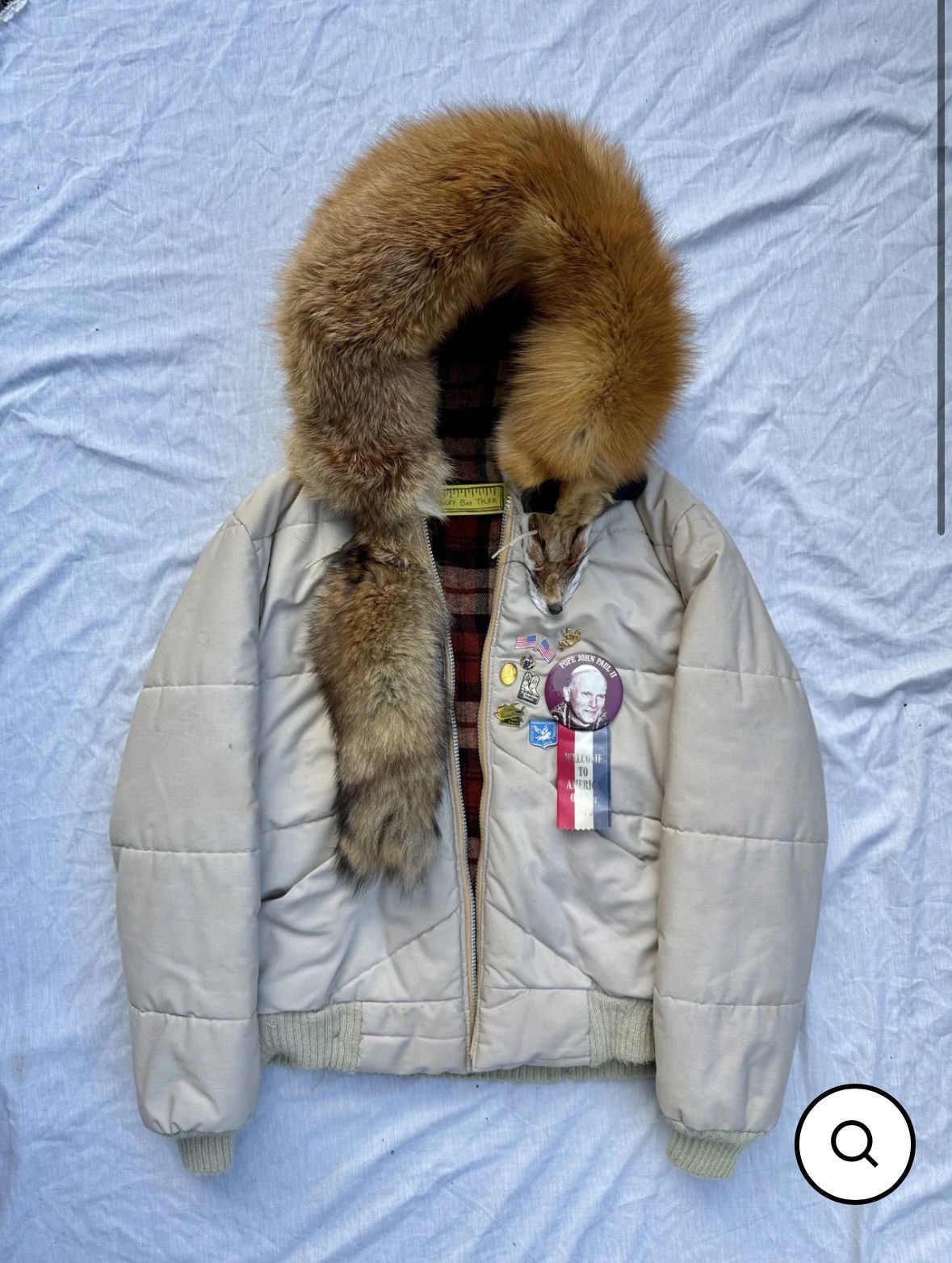 Fox Pelt Hooded Parka