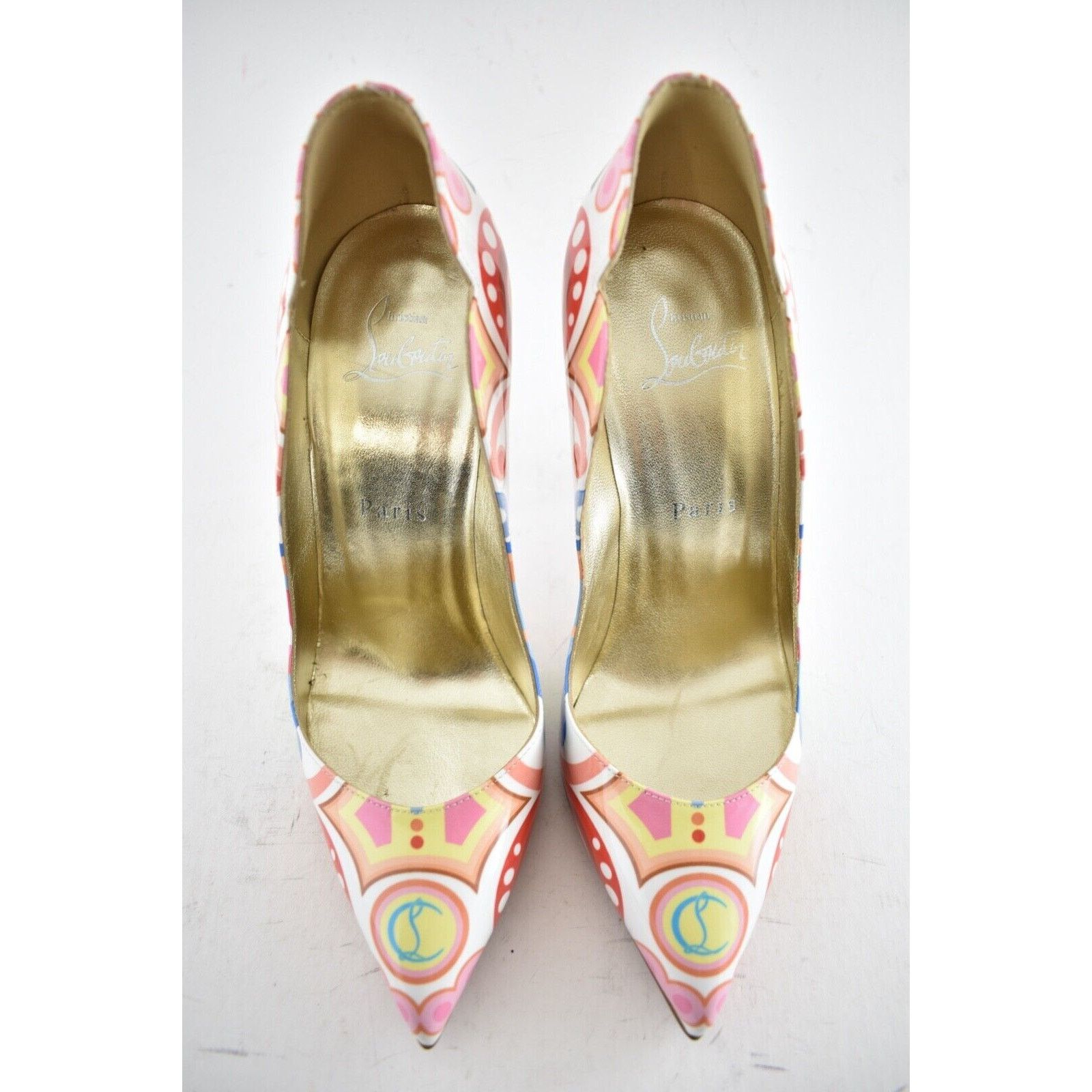 Christian Louboutin Christian Louboutin Hot Chick 100 Patent Tivoli Platine Size US 6 / IT 36 - 6 Thumbnail