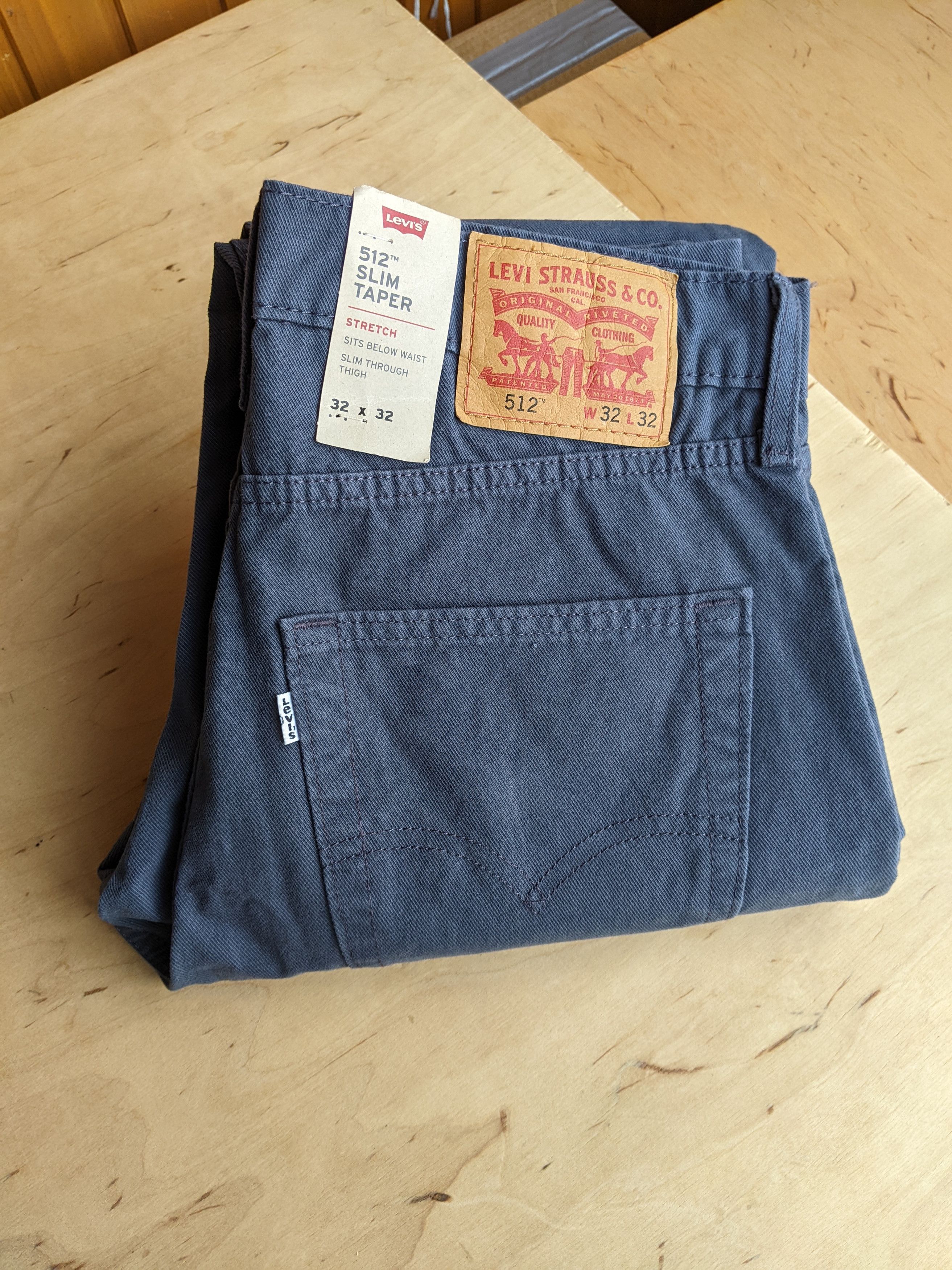 Levi's NEW* Levis 512 Slim Taper Jeans Denim with Tags W32 L32 Size US 34 / EU 50 - 3 Thumbnail