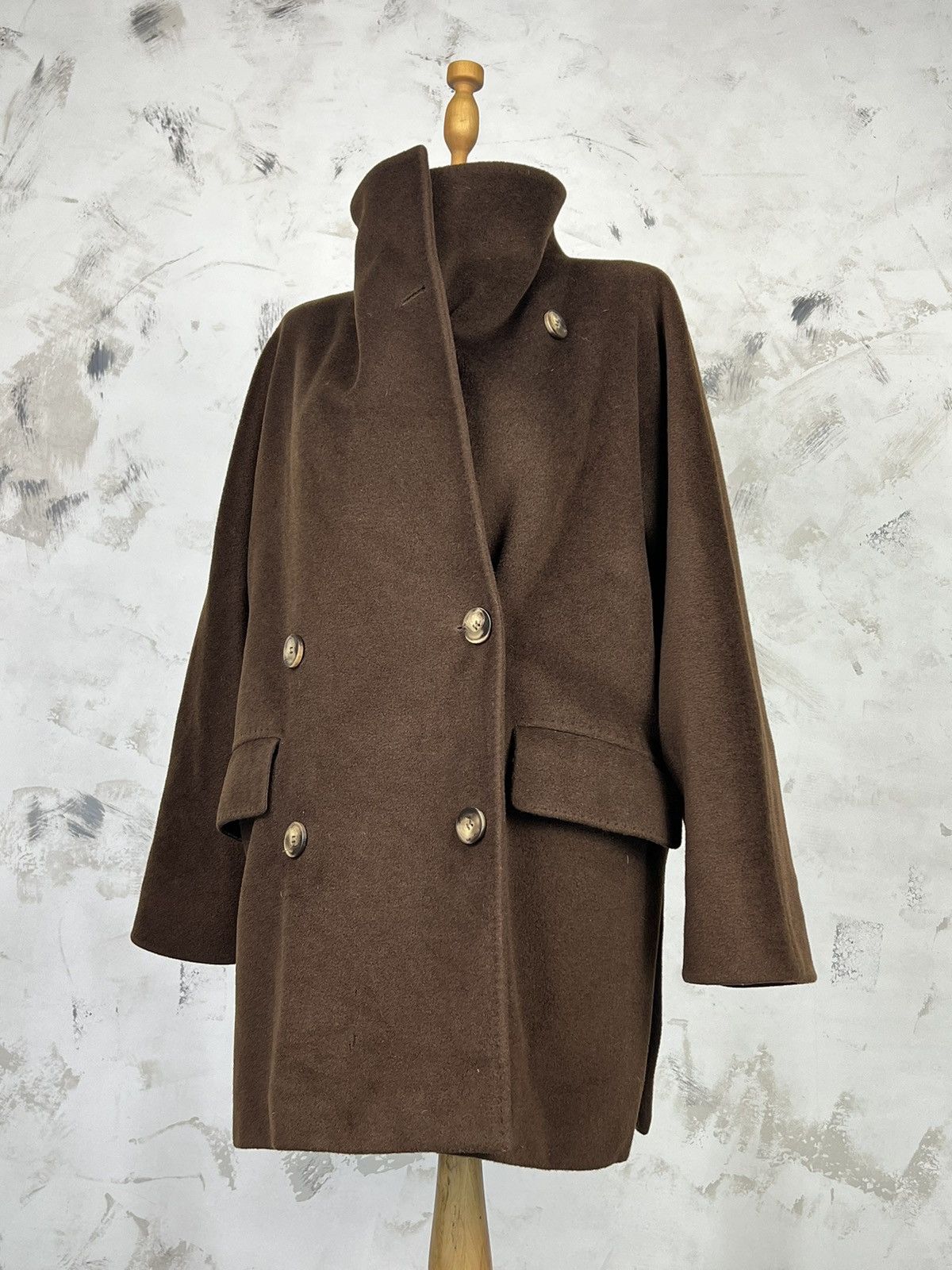 Max Mara Vintage Max Mara Wool Cashmere Coat Size S - M Size S / US 4 / IT 40 - 3 Thumbnail