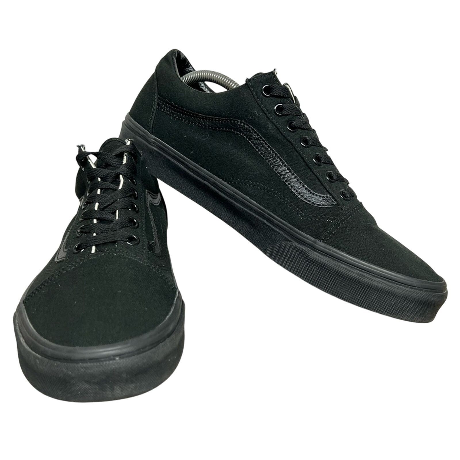 Vans Vans Old Skool Mens 12 Black Low Top Canvas Shoes Size US 12 / EU 45 - 3 Thumbnail
