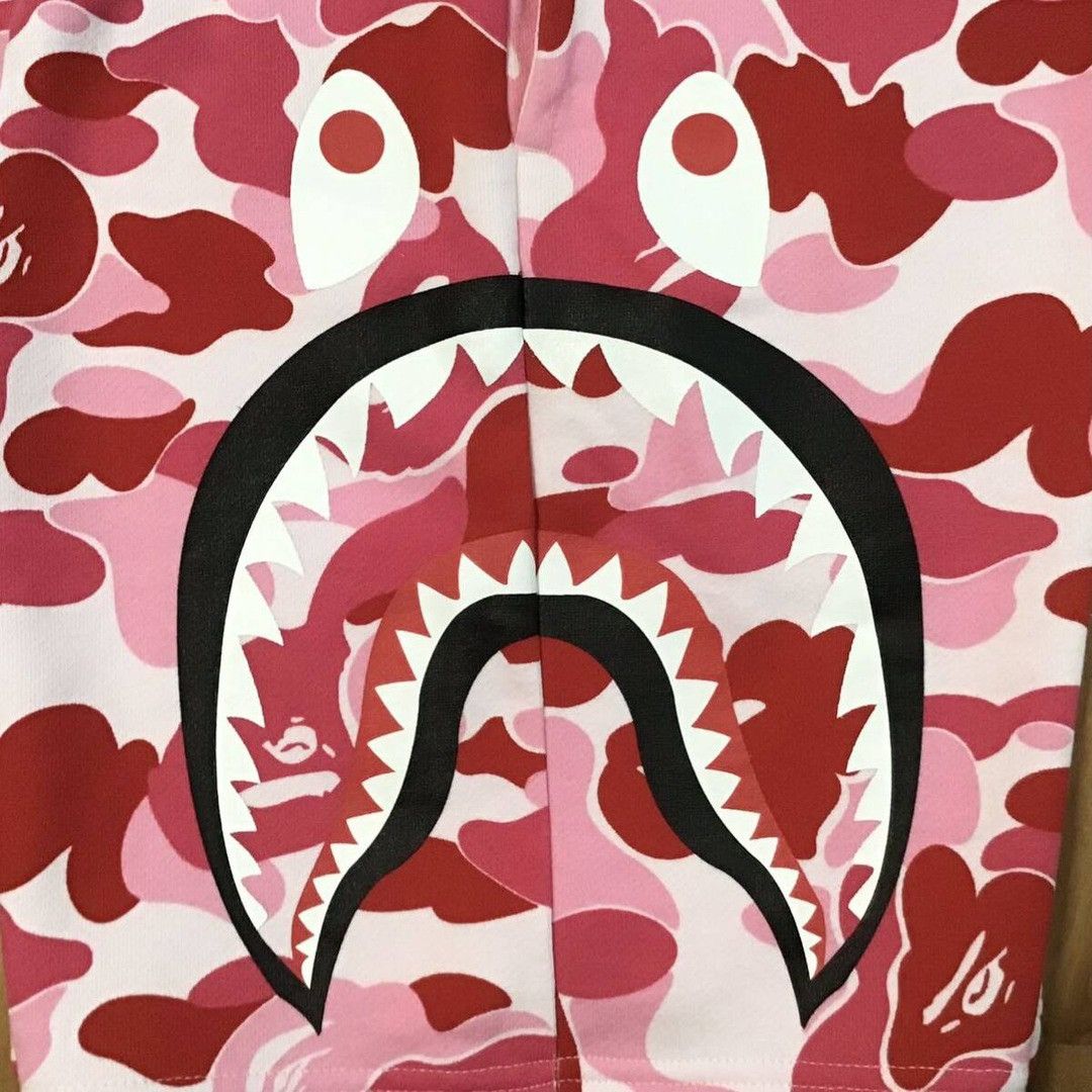 Bape BAPE ABC camo Pink Side Shark sweat shorts APE ★size M Size US 32 / EU 48 - 5 Thumbnail