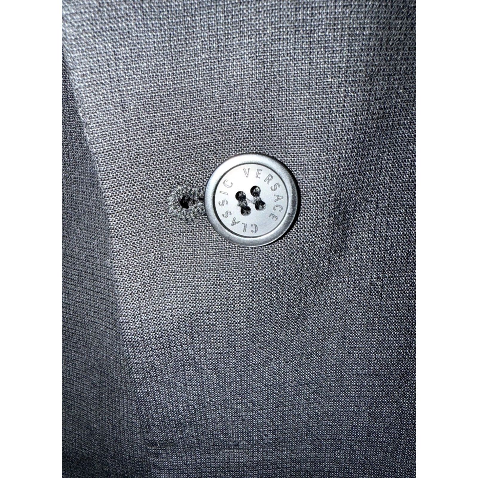 Versace Versace Classic Sport Coat Mens 48 Black 100% Wool 3-button Short Size US M / EU 48-50 / 2 - 6 Thumbnail