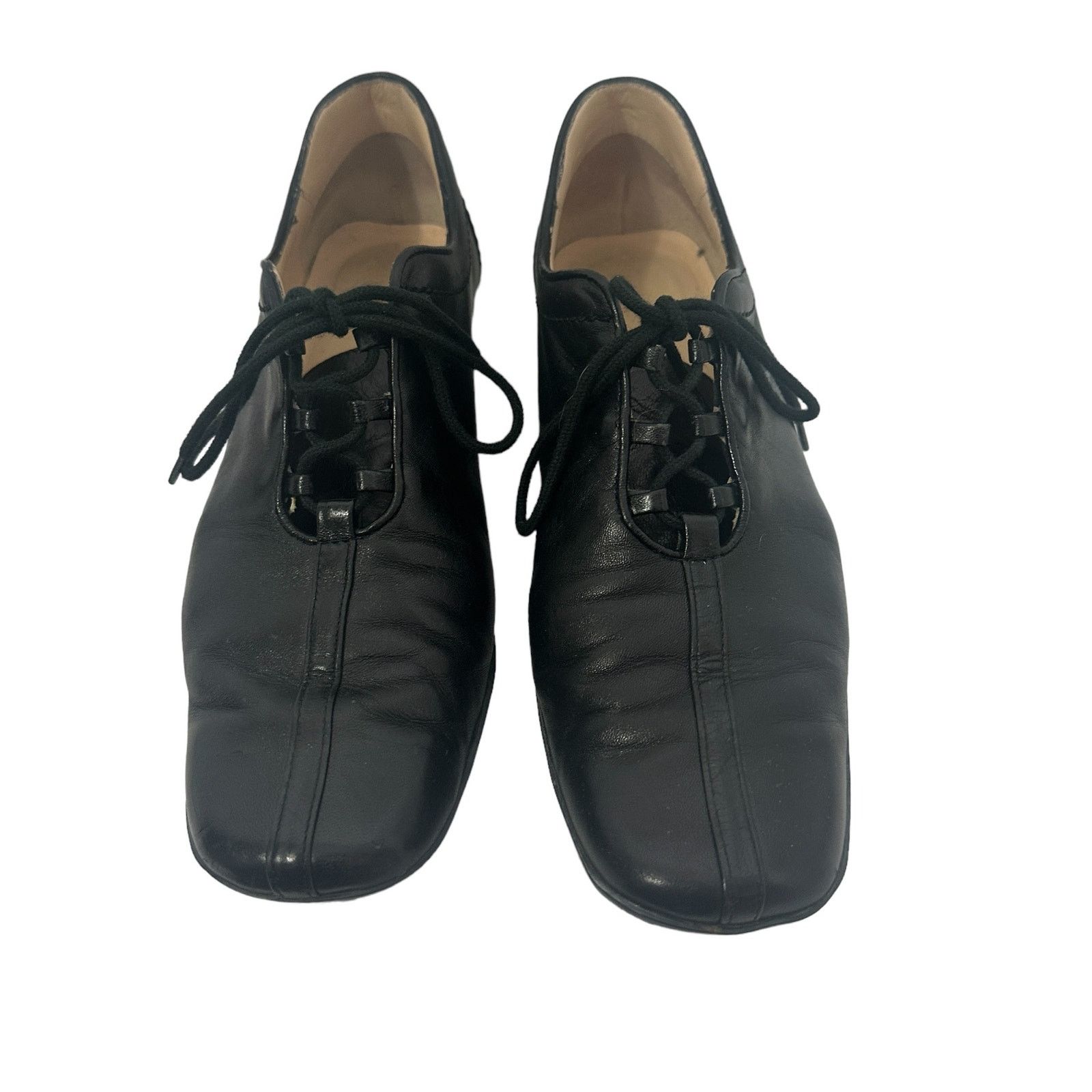 Vintage Vintage Soft Black Rangoni Leather Casual Sneakers 6.5 M Size US 6.5 / IT 36.5 - 2 Thumbnail