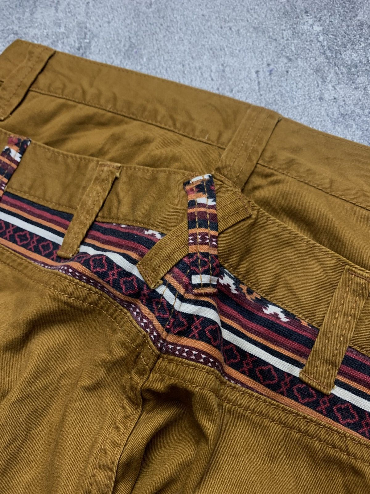 If Six Was Nine 🐍 2000s Dominate Japan Handcrafted Double Waist Pants Size US 32 / EU 48 - 9 Thumbnail