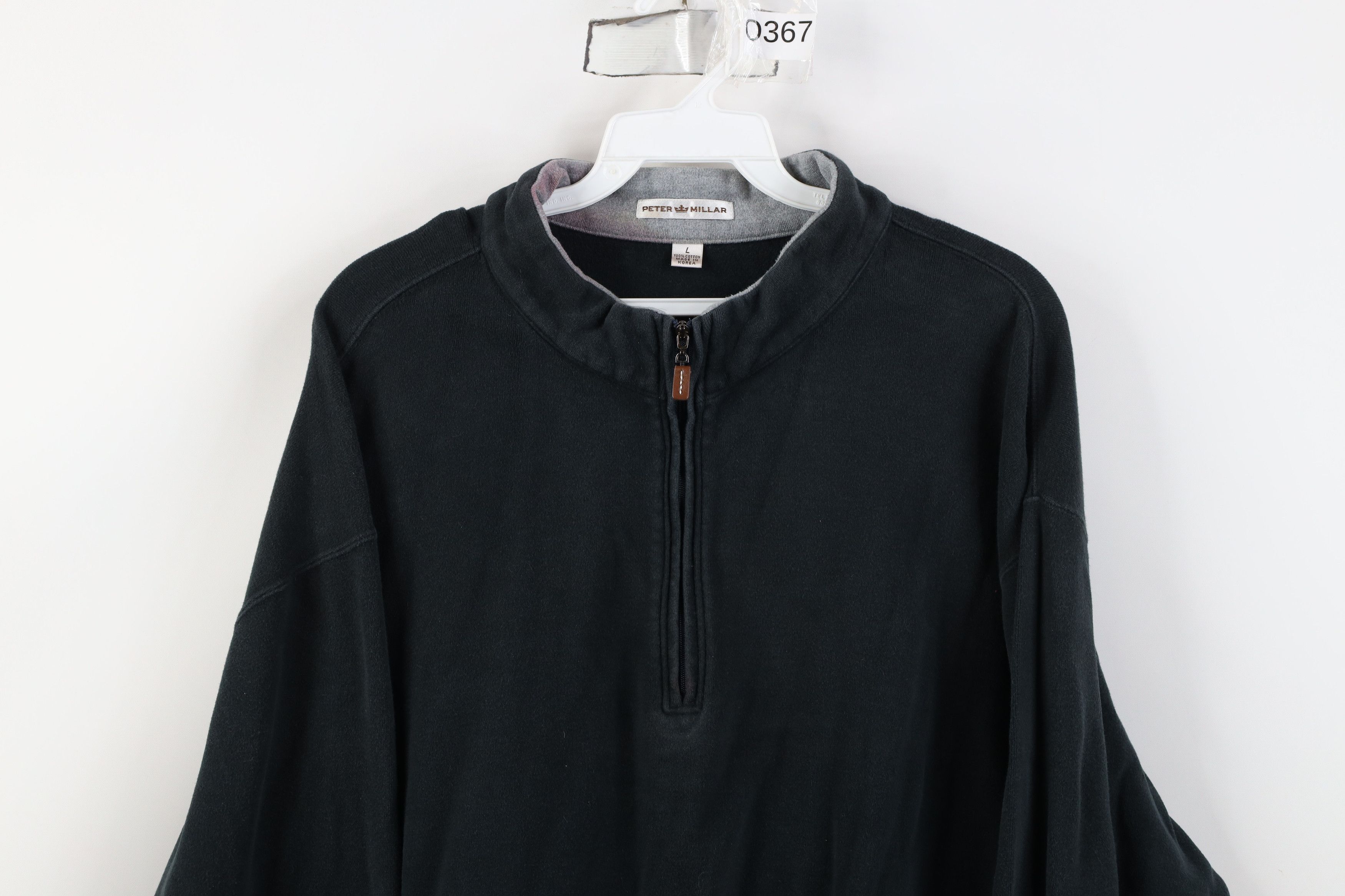 Peter Millar Vintage Y2K Peter Millar Blank Half Zip Pullover Sweater Size US L / EU 52-54 / 3 - 2 Thumbnail