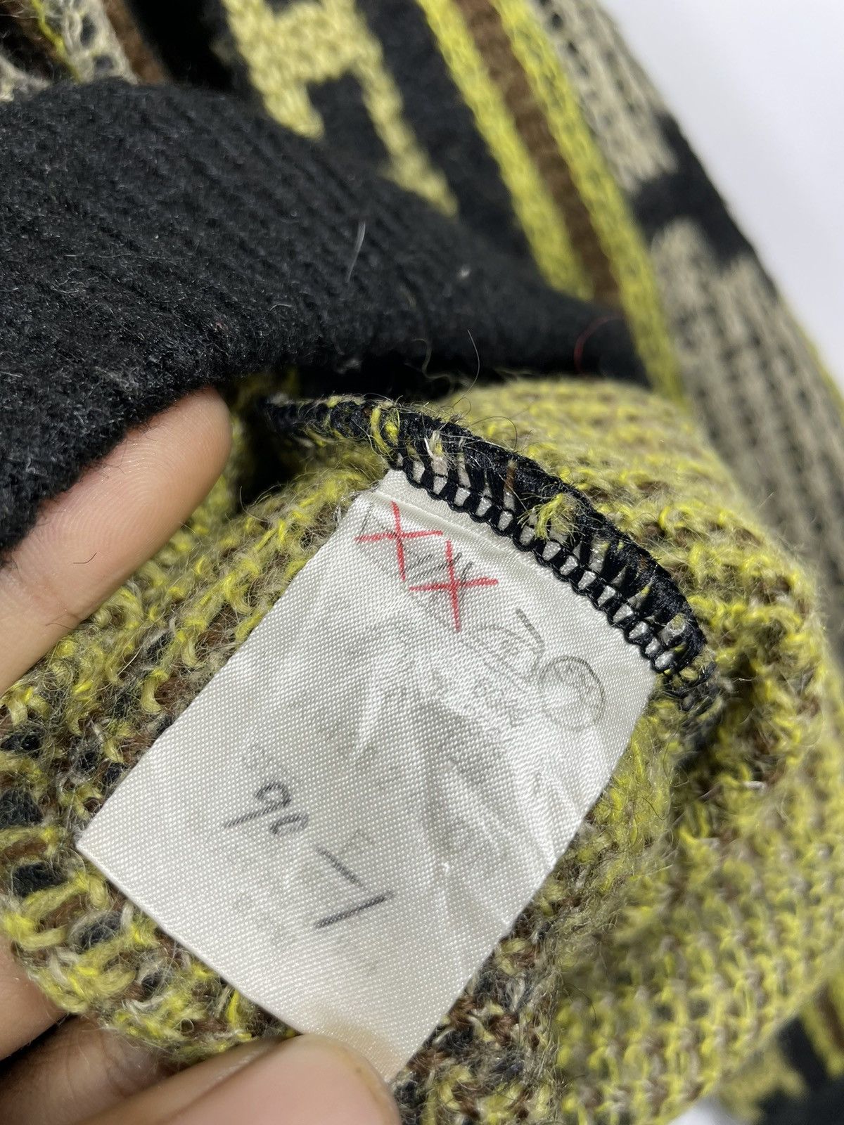 トップス 98aw issey miyake men 3D pattern Knit 98aw issey miyake men 3D pattern Knit Issey Miyake 70's 3D