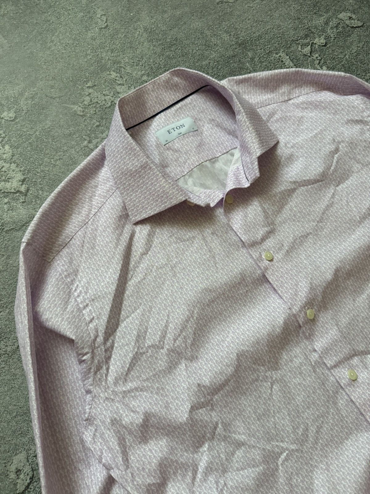 Designer × Eton Eton XL 43 slim all printed sea horse shirt button up dress Size US XL / EU 56 / 4 - 2 Thumbnail