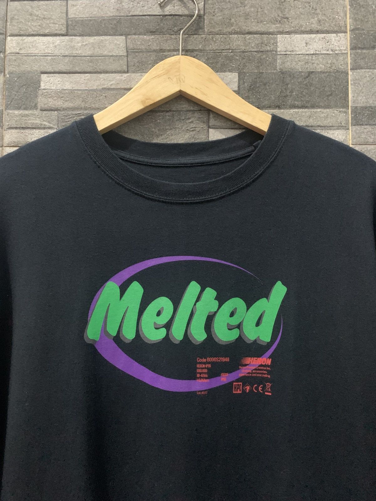 Heron Preston HERON PRESTON " MELTED " Tee Size US XL / EU 56 / 4 - 5 Thumbnail