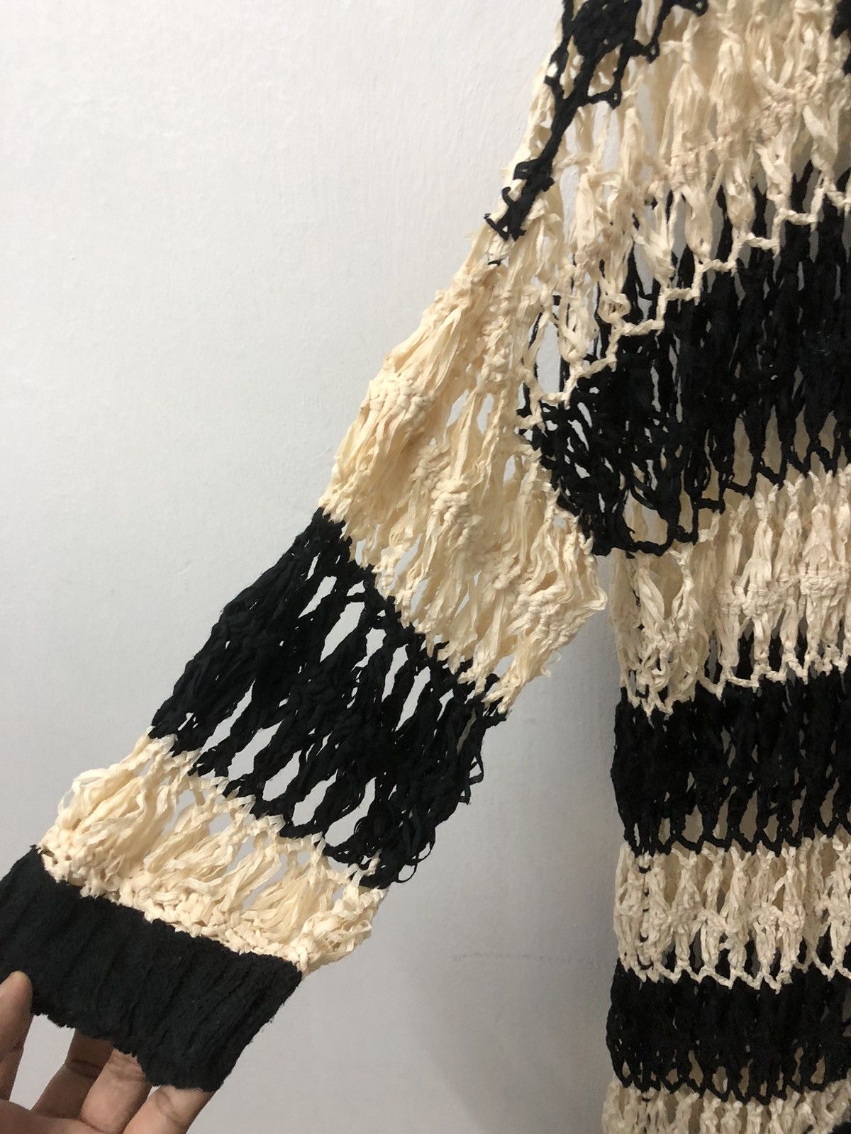 If Six Was Nine × Japanese Brand Holey Knit Sweater If Six Was Nine Style Size US L / EU 52-54 / 3 - 2 Thumbnail