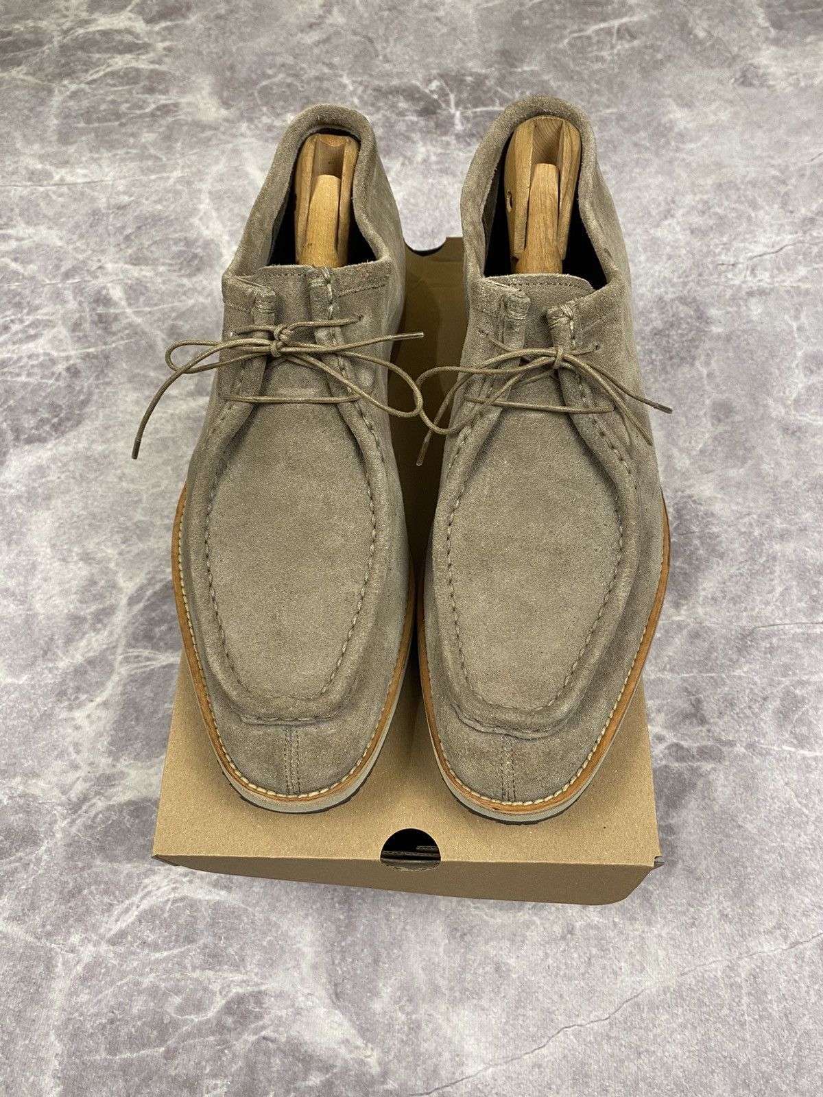 Ermenegildo Zegna Ermenegildo Zegna suede moc toe derby shoes US: 10 1/2 Size US 11.5 / EU 44-45 - 2 Thumbnail