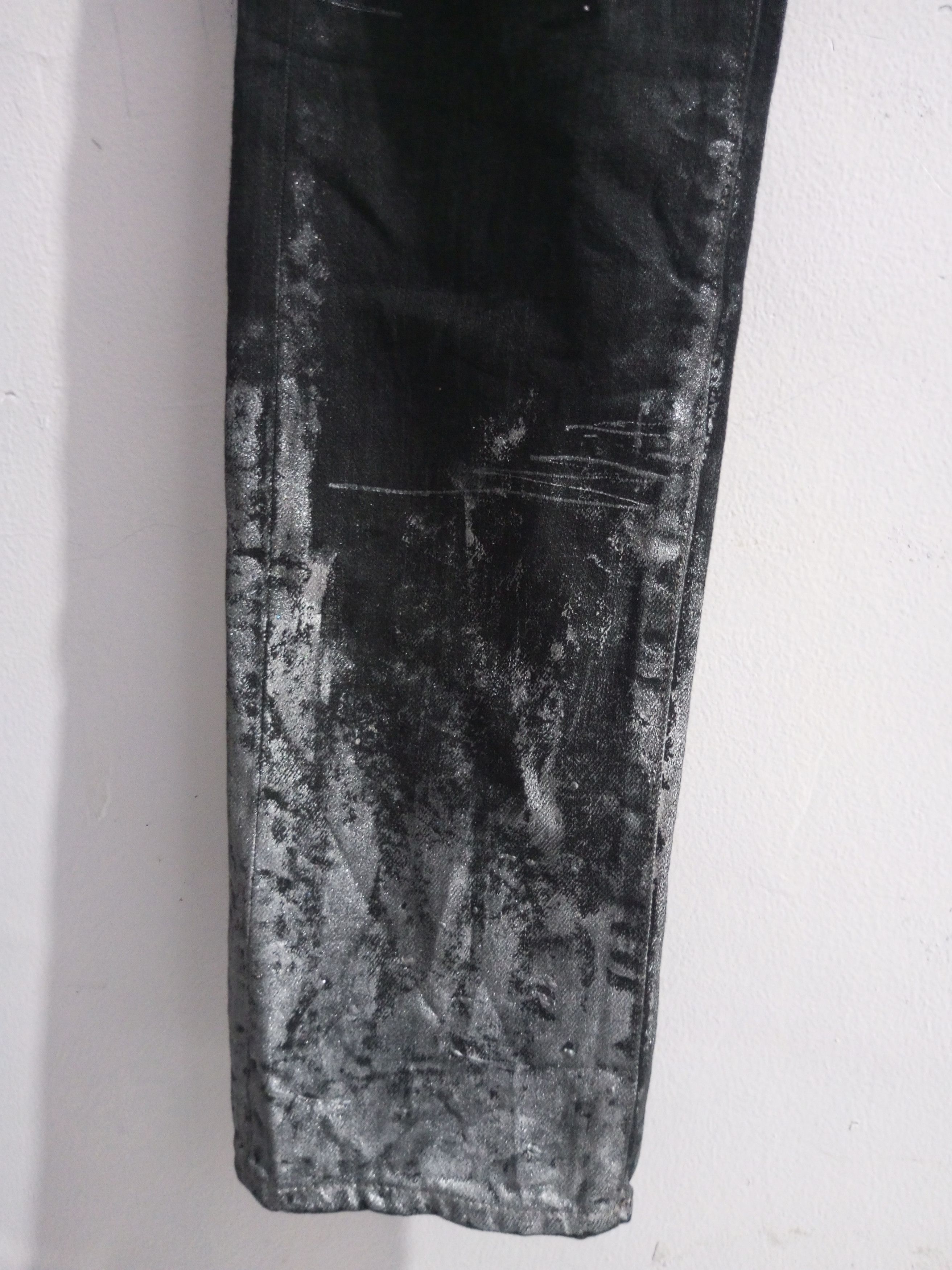 Uniqlo Vintage Uniqlo Painted glitter jeans Size US 31 - 9 Thumbnail