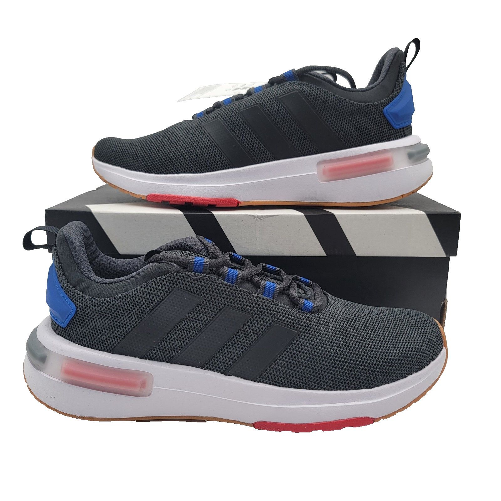 Adidas adidas Racer TR23 Men's IG7328 Carbon/Black/Blue 8.5 US Size US 8.5 / EU 41-42 - 1 Thumbnail