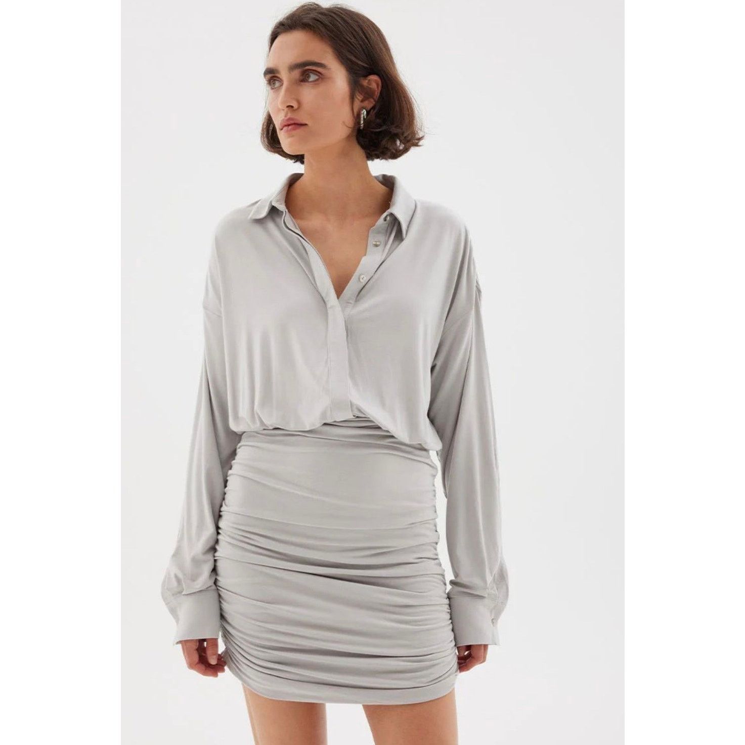 REVOLVE $160 New Sovere Entity Mini Dress - Dove Grey - Small Size S / US 4 / IT 40 - 1 Thumbnail
