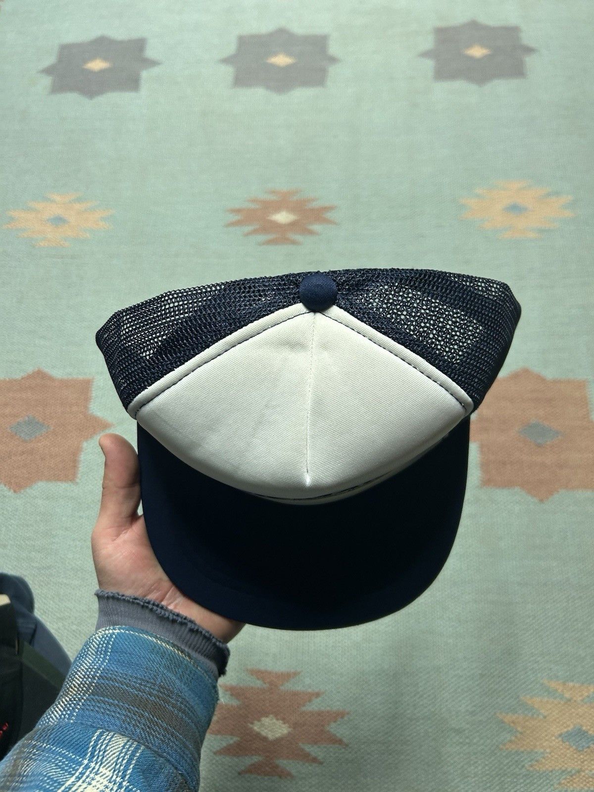 Vintage Vintage trucker hat Thieman tailgates inc blue white snap Size ONE SIZE - 3 Thumbnail