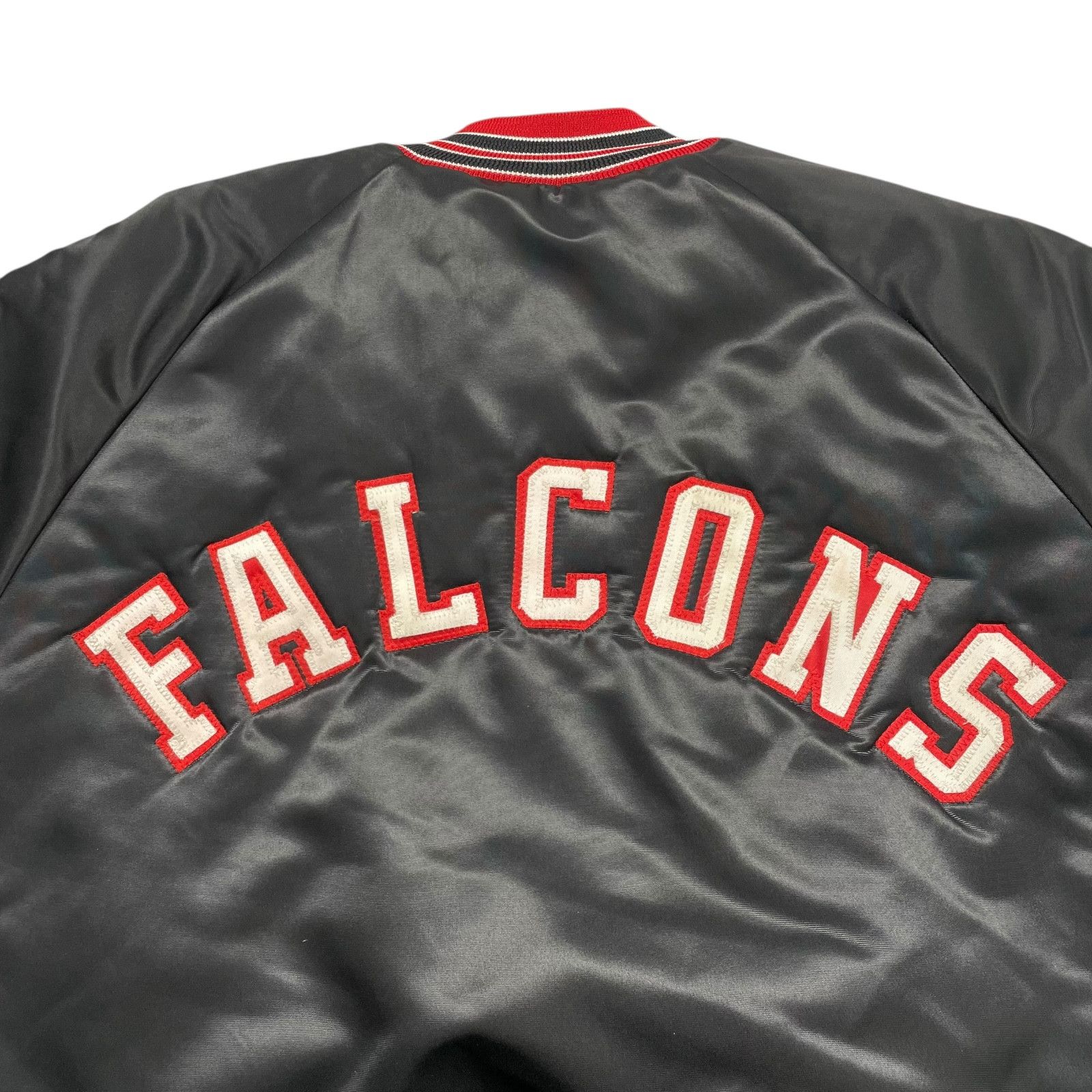 NFL VTG 90s ATLANTA FALCONS CHALK LINE SATIN JACKET SPELL OUT L Size US L / EU 52-54 / 3 - 3 Thumbnail