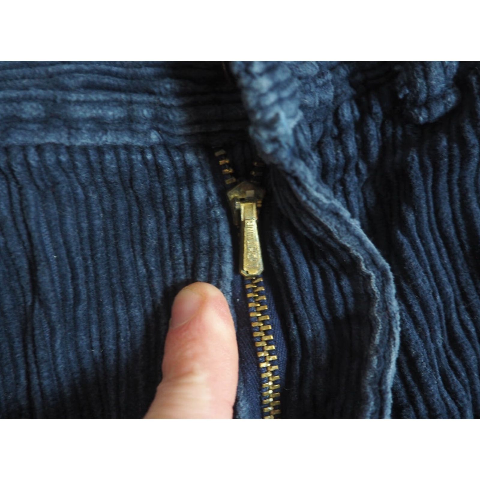 Vintage VTG Salik Western Navy Blue Corduroy Pants 28x30 Mens 1960s 50s Inseam 30 Casual Flat Front Look Hippy USA Size US 28 / EU 44 - 6 Thumbnail