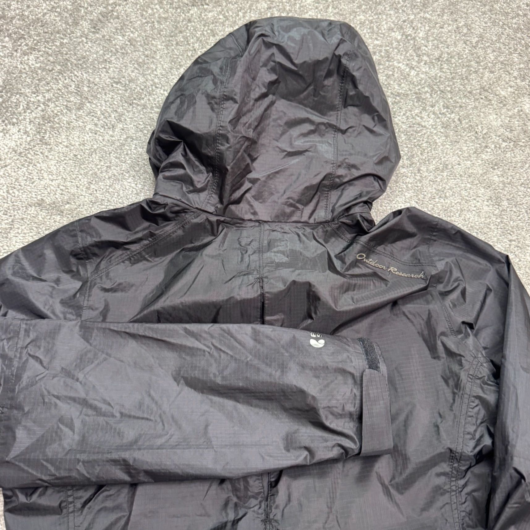 Outdoor Research Outdoor Research Helium Ramber Pertex Shield Windbreaker Jacket Women Small Gray Size S / US 4 / IT 40 - 3 Thumbnail