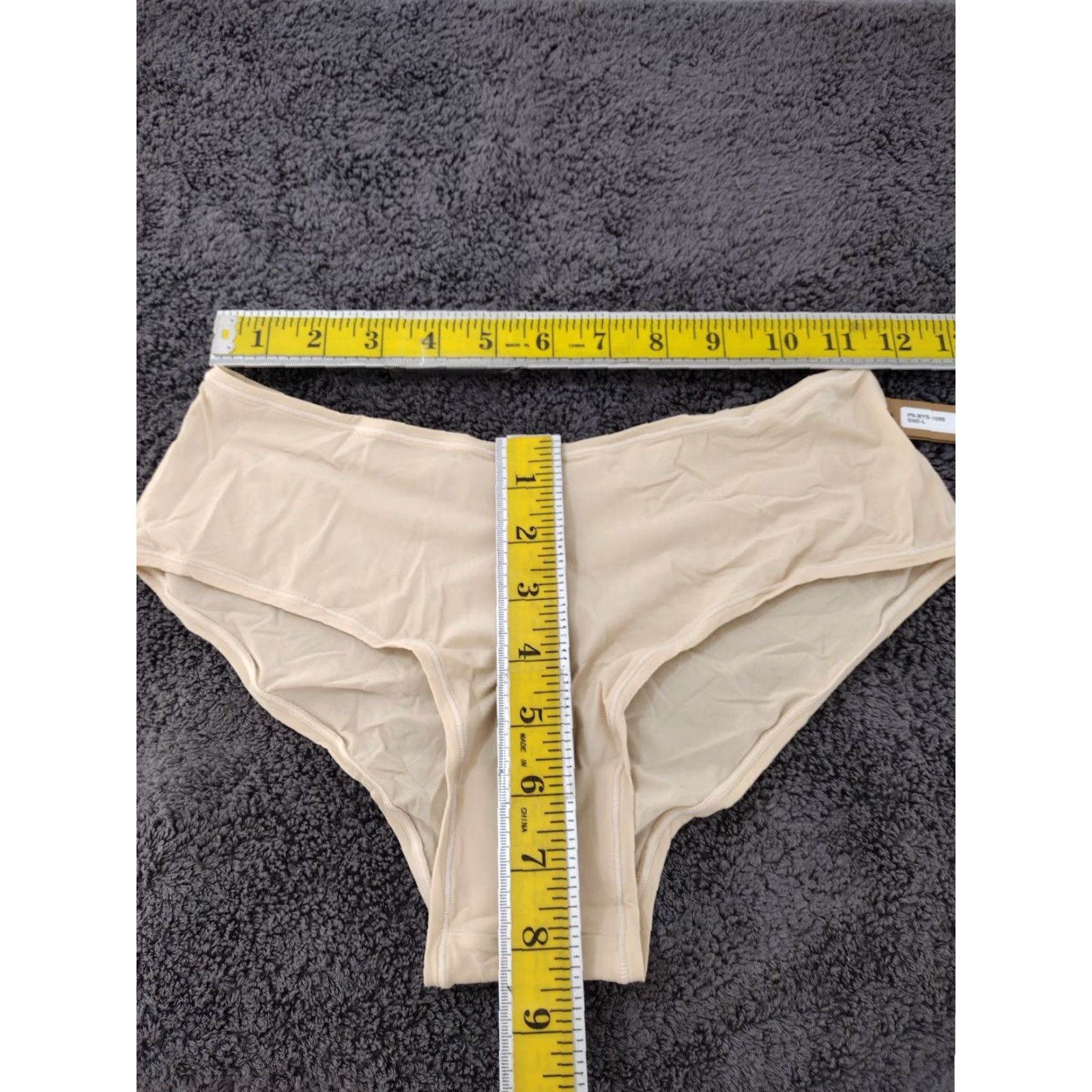 SKIMS SKIMS Women's Hipster Panties Sand L Vshape Mid Rise Opague Lightweight Blended Polyamide Size ONE SIZE - 4 Thumbnail