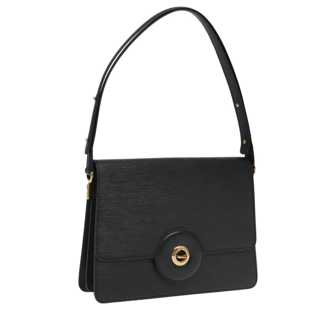 LOUIS VUITTON Epi Free Run Shoulder Bag Black M52402