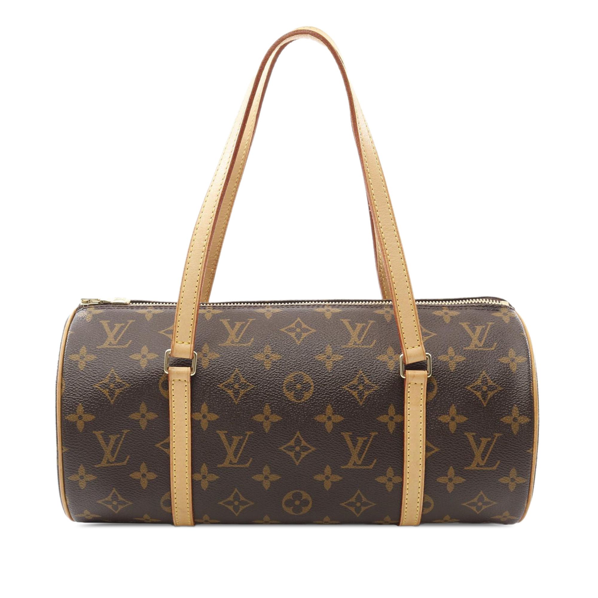 Louis Vuitton Louis Vuitton LOUIS VUITTON Papillon 30 Handbag M51385 Monogram PVC coated canvas leather Brown Used Women Size ONE SIZE - 1 Thumbnail