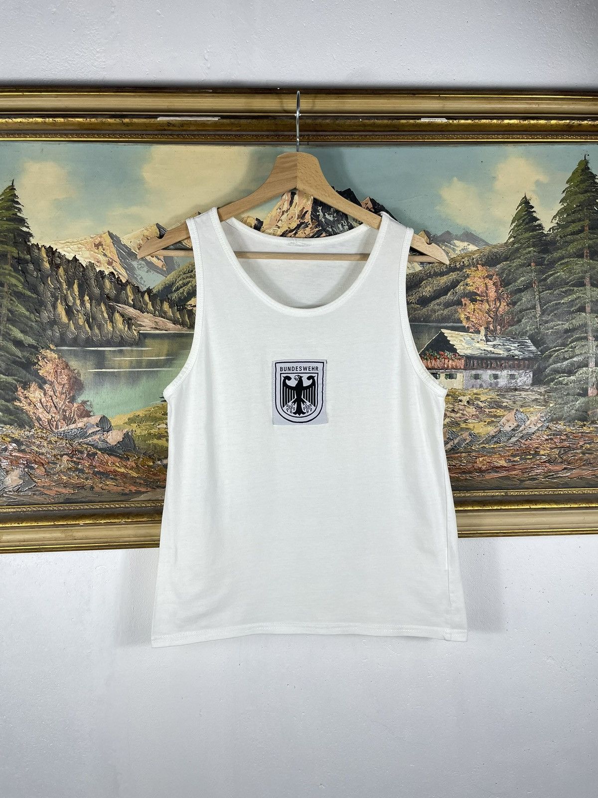 Other Vintage Retro 90s Germany Bundeswehr tank tops tee Size US M / EU 48-50 / 2 - 1 Thumbnail