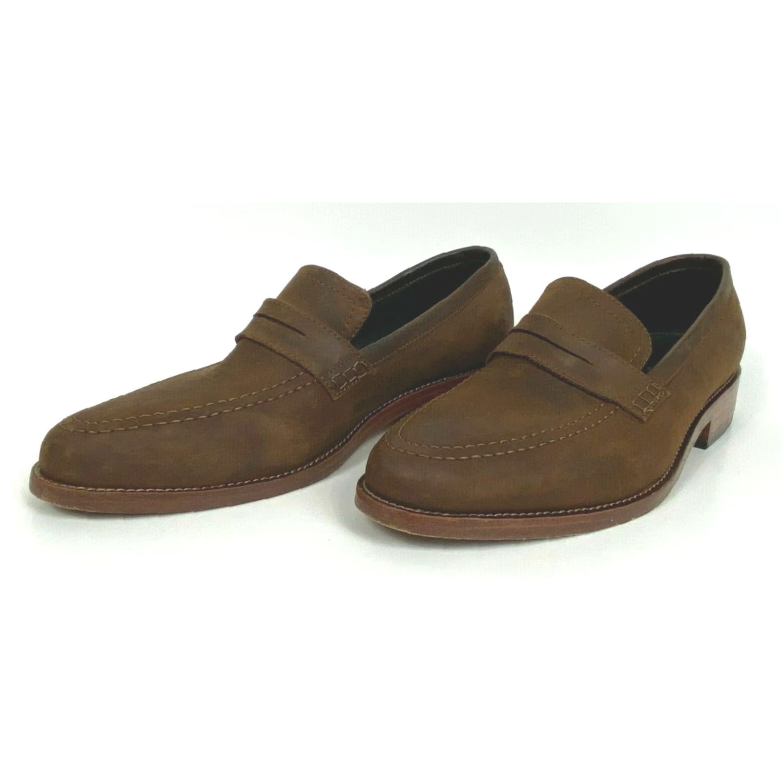 Nisolo Nisolo Chamberlain Penny Loafer Mens Leather Slip On Shoe 9 Brown Dress Leather Upper/Outsole Size US 9 Size US 9 / EU 42 - 3 Thumbnail