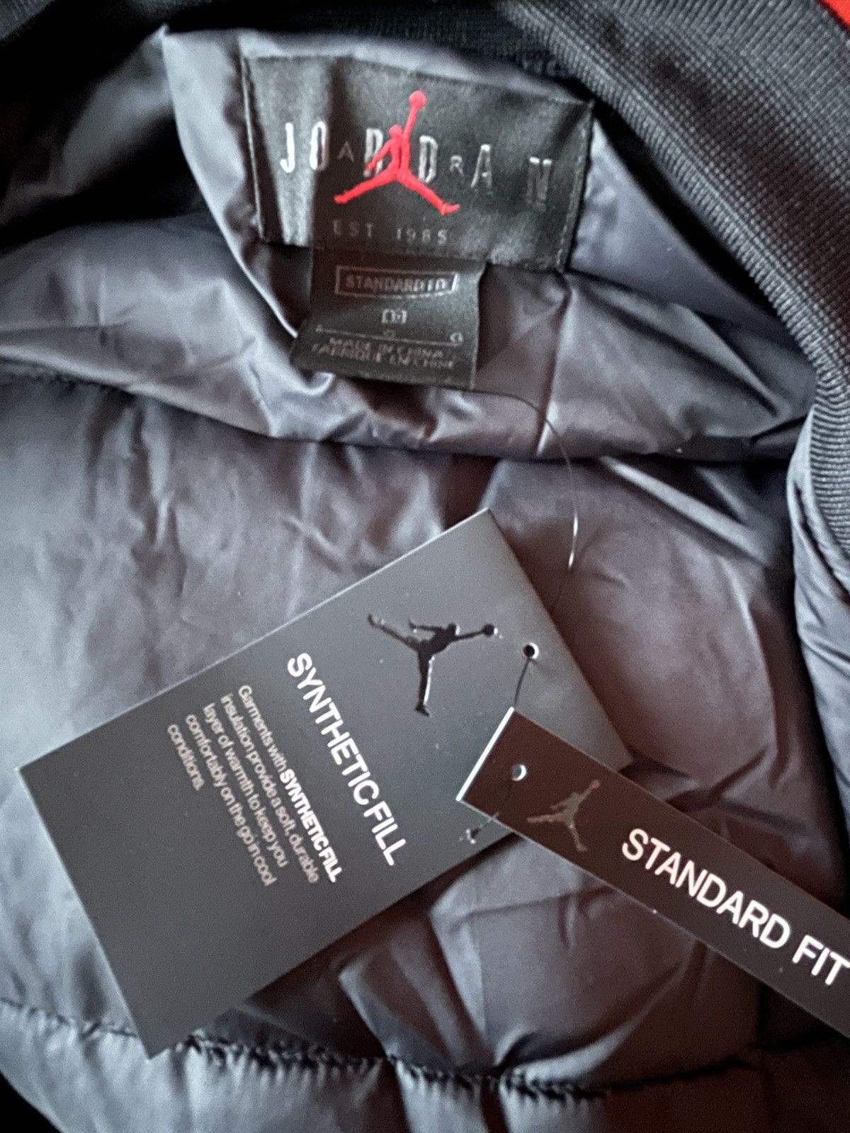 Jordan Brand × Nike NWT Women's Nike Jordan Black Bomber Flight Jacket L Size L / US 10 / IT 46 - 8 Thumbnail