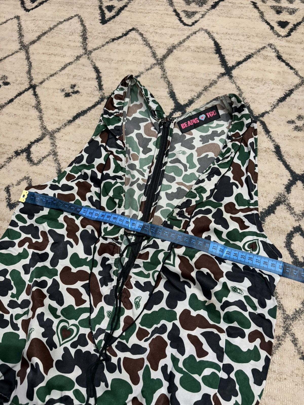 Beams Japan Y2K Japanese Beams Camo Women Jumpsuit Size S / US 4 / IT 40 - 17 Thumbnail
