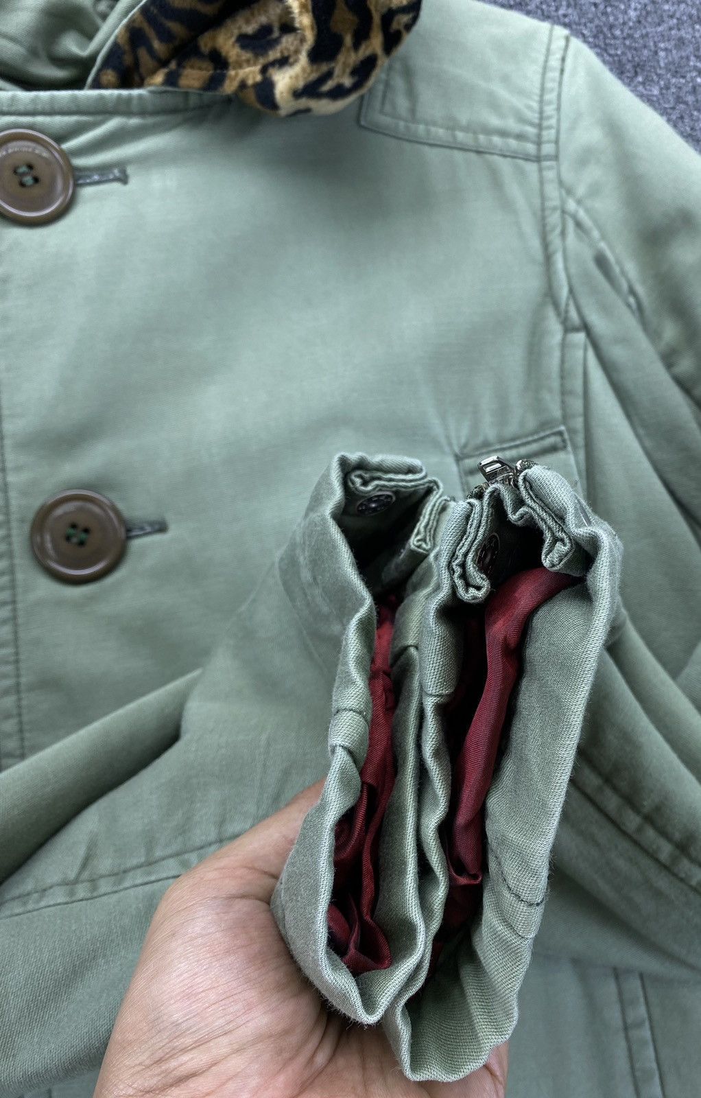 Issey Miyake Vintage Issey Miyake Sunaokuwahara Military Style Jacket Size M / US 6-8 / IT 42-44 - 11 Thumbnail